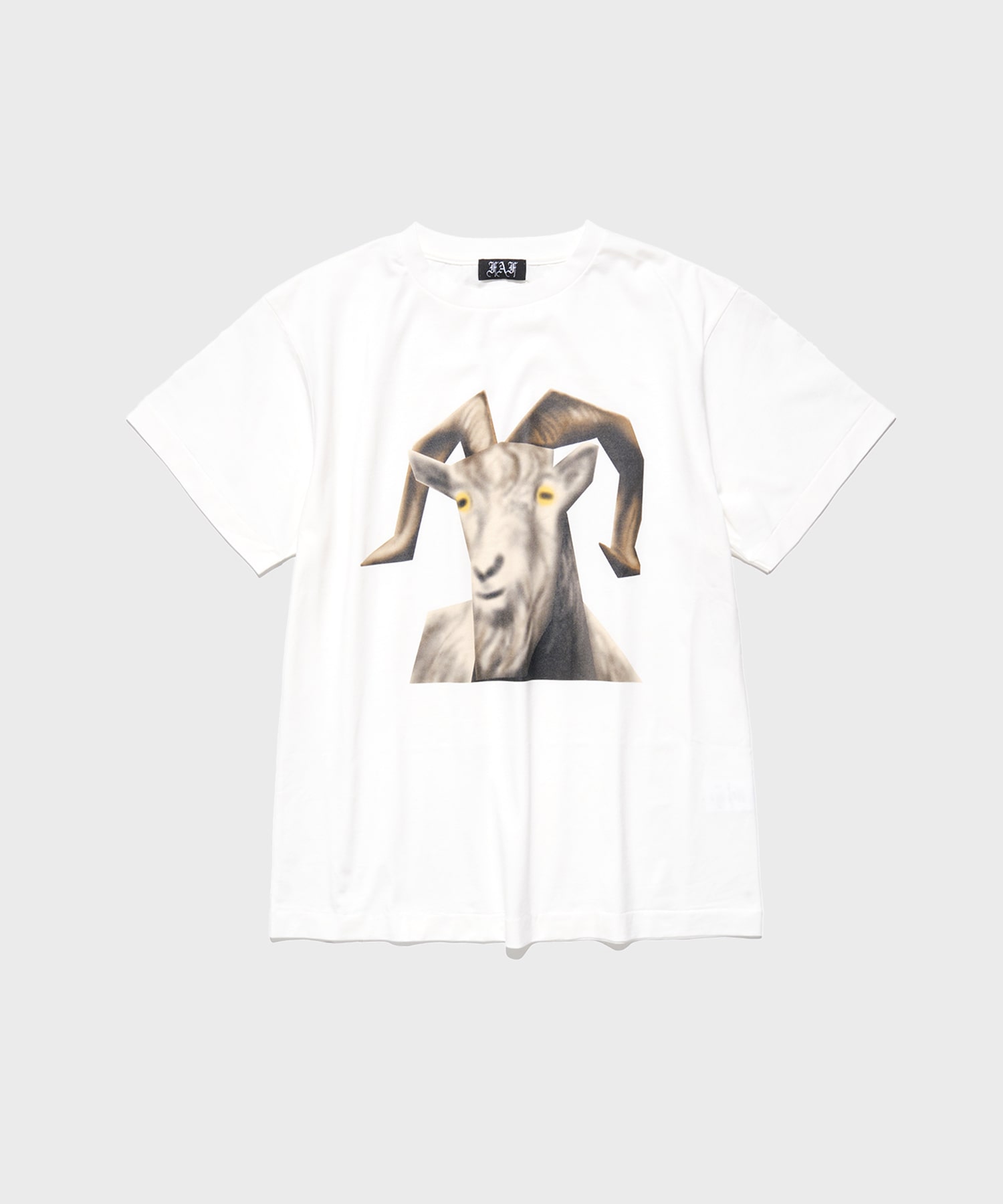 GOATさま Goat Face Tee(M WHITE): FAF: MENS|CONZ ONLINE STORE