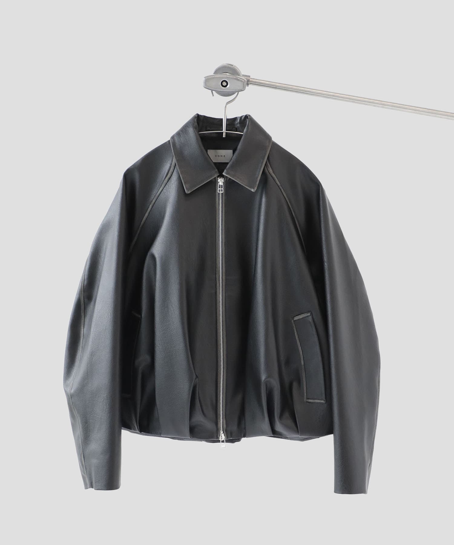 idealuce BALLOON BLOUSON ブラック balloon blouson vintage faux leather(1 BLACK): CONZ: MENS｜CONZ