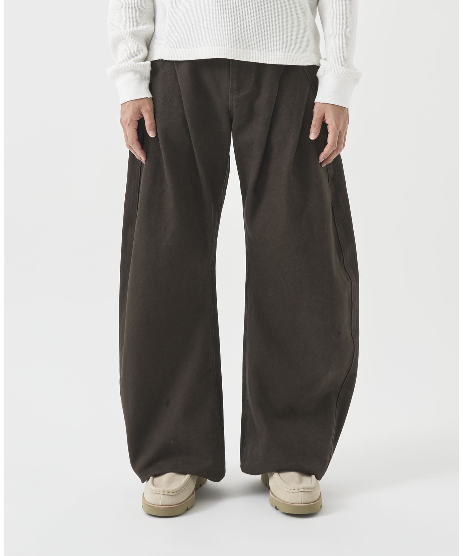 ダックカーブパンツ(1 BROWN): CONZ: MENS｜CONZ ONLINE STORE