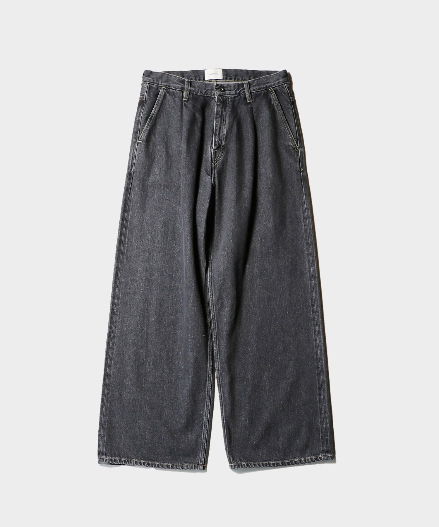 Selvedge wide jeans - Bio wash superNova.