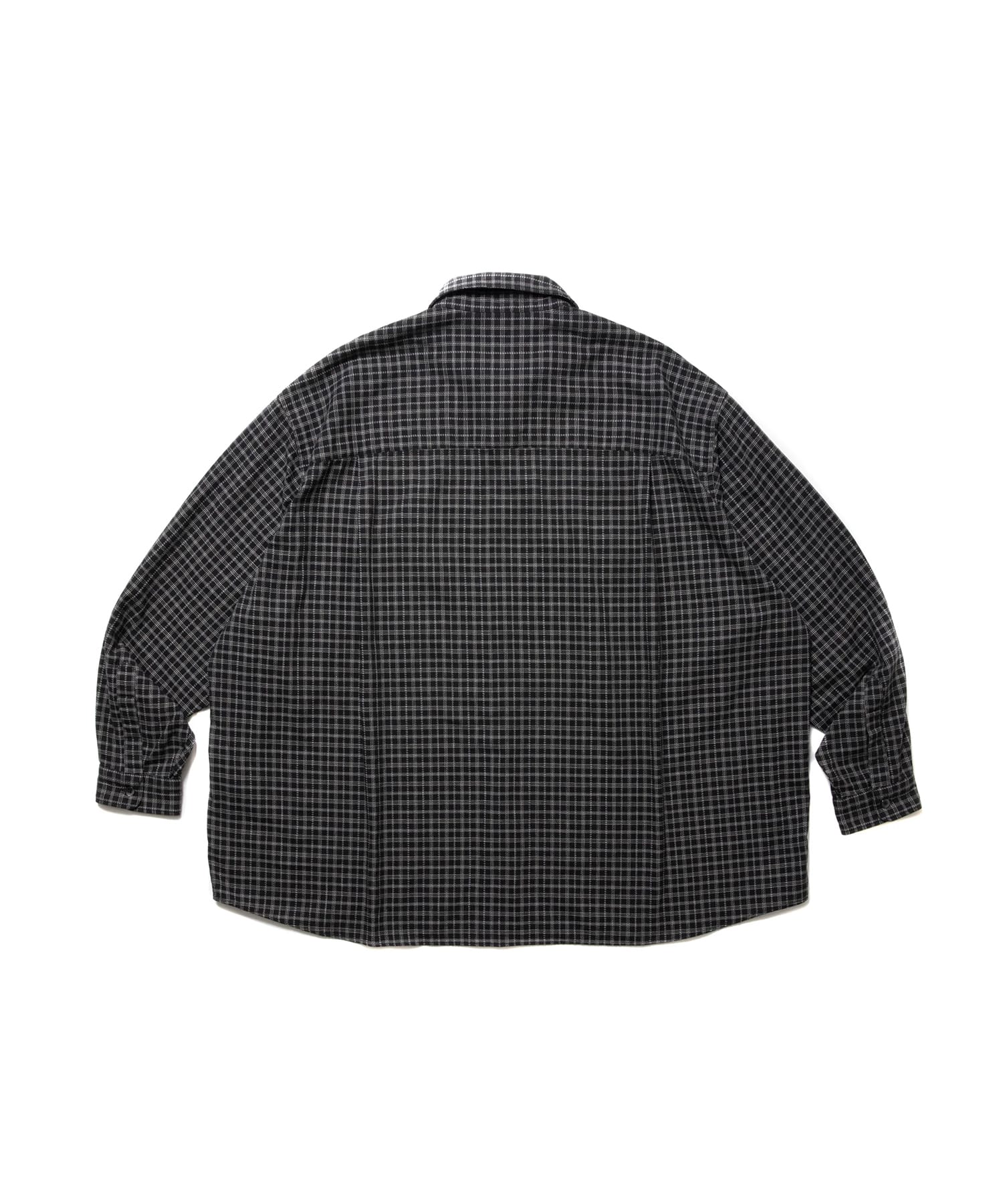 Amundsen Check Oversized L/S Shirts COOTIE PRODUCTIONS
