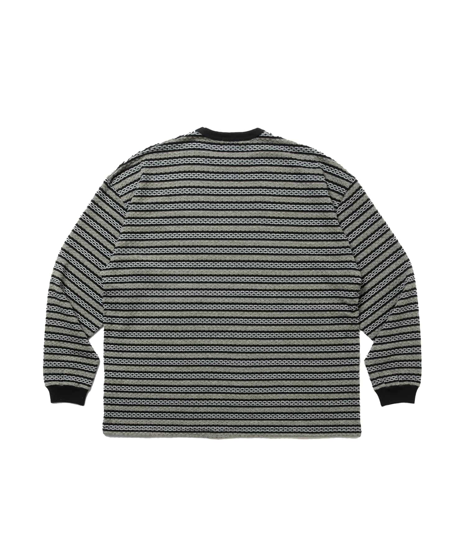 Jacquard Border L/S Tee COOTIE PRODUCTIONS