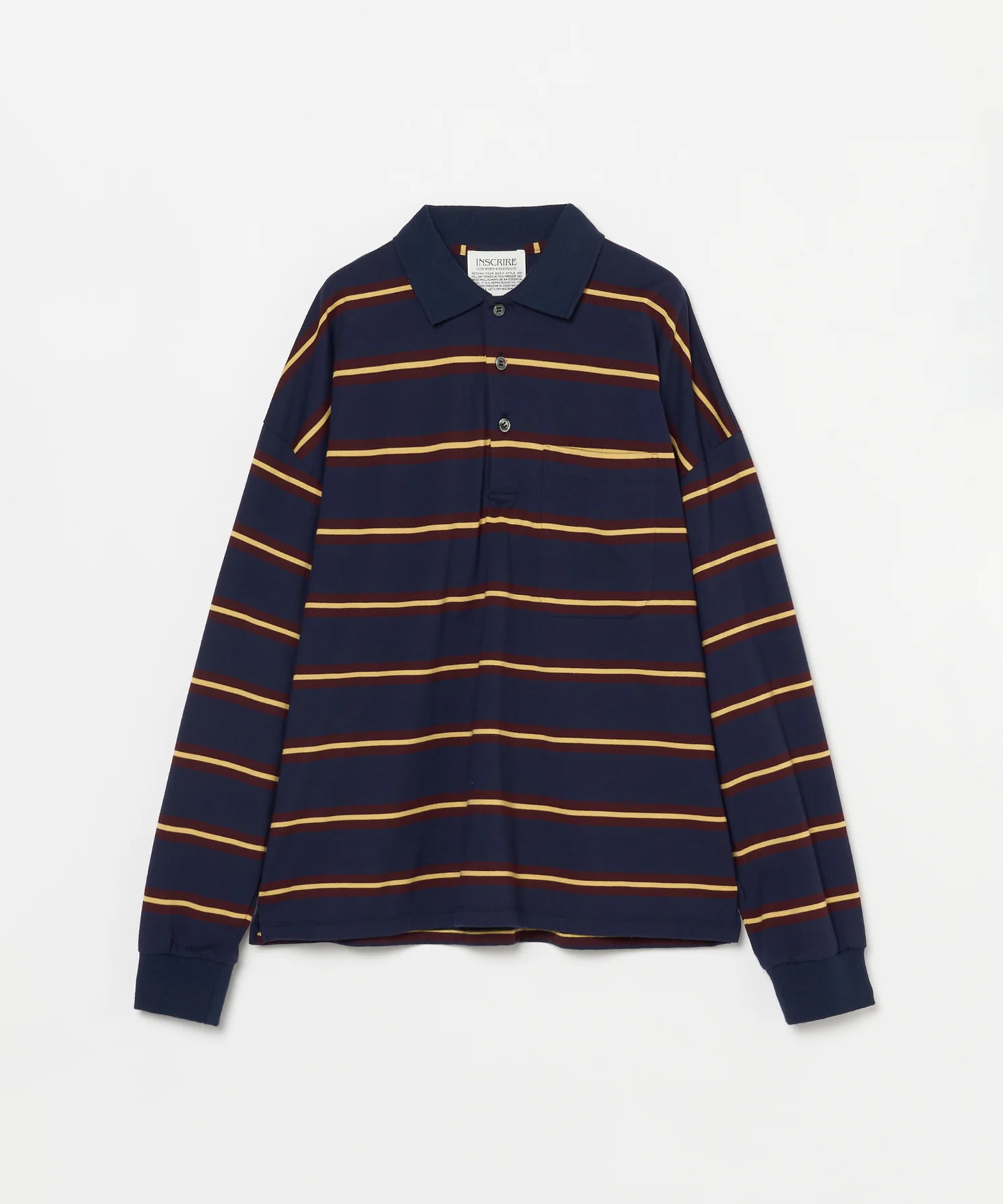Border BIG Polo Shirt INSCRIRE