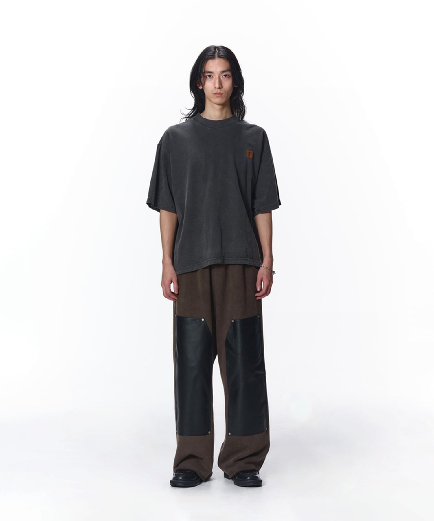 J LOGO PATCH TEE(2 BLACK): JieDa: MENS｜CONZ ONLINE STORE
