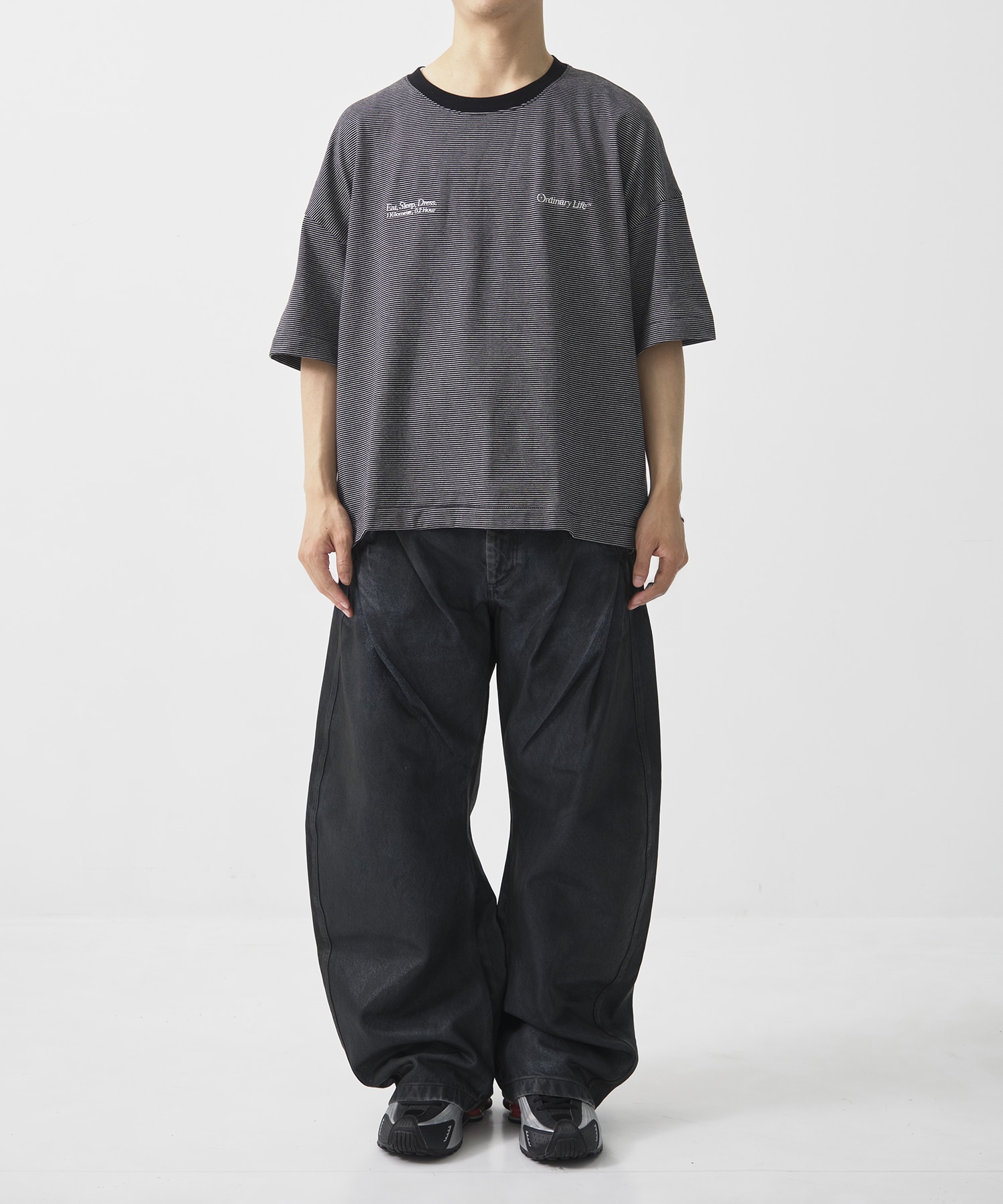 別注 ORDINARY FA TEE  BORDER SHINYAKOZUKA