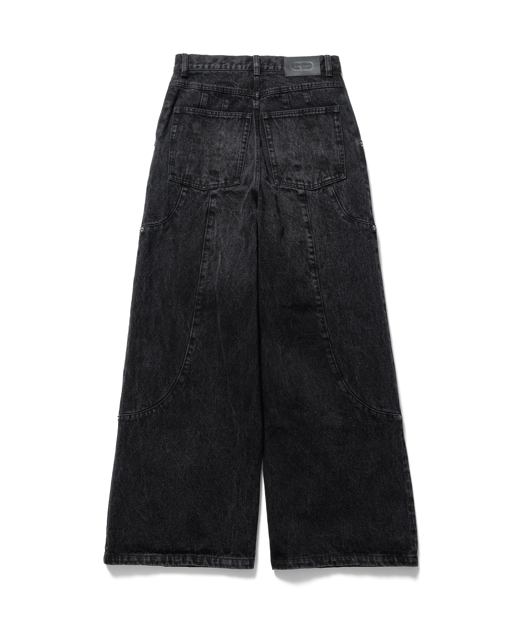 TUCK WIDE DENIM PANTS GOAT ESSENCE