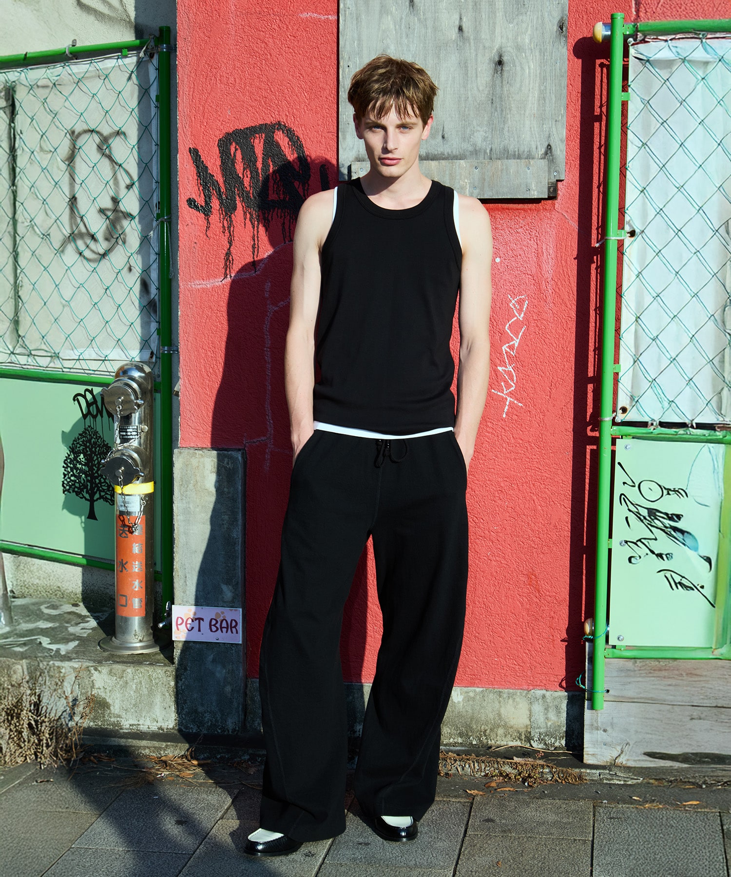 別注 3D TWISTED LOUNGE PANTS NVRFRGT