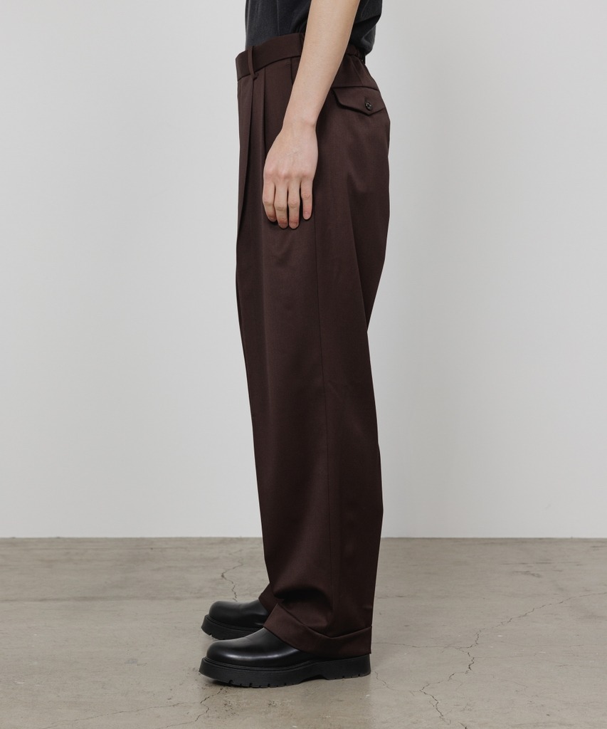 DOUBLE PLEATED EASY TROUSERS MARKAWARE/marka