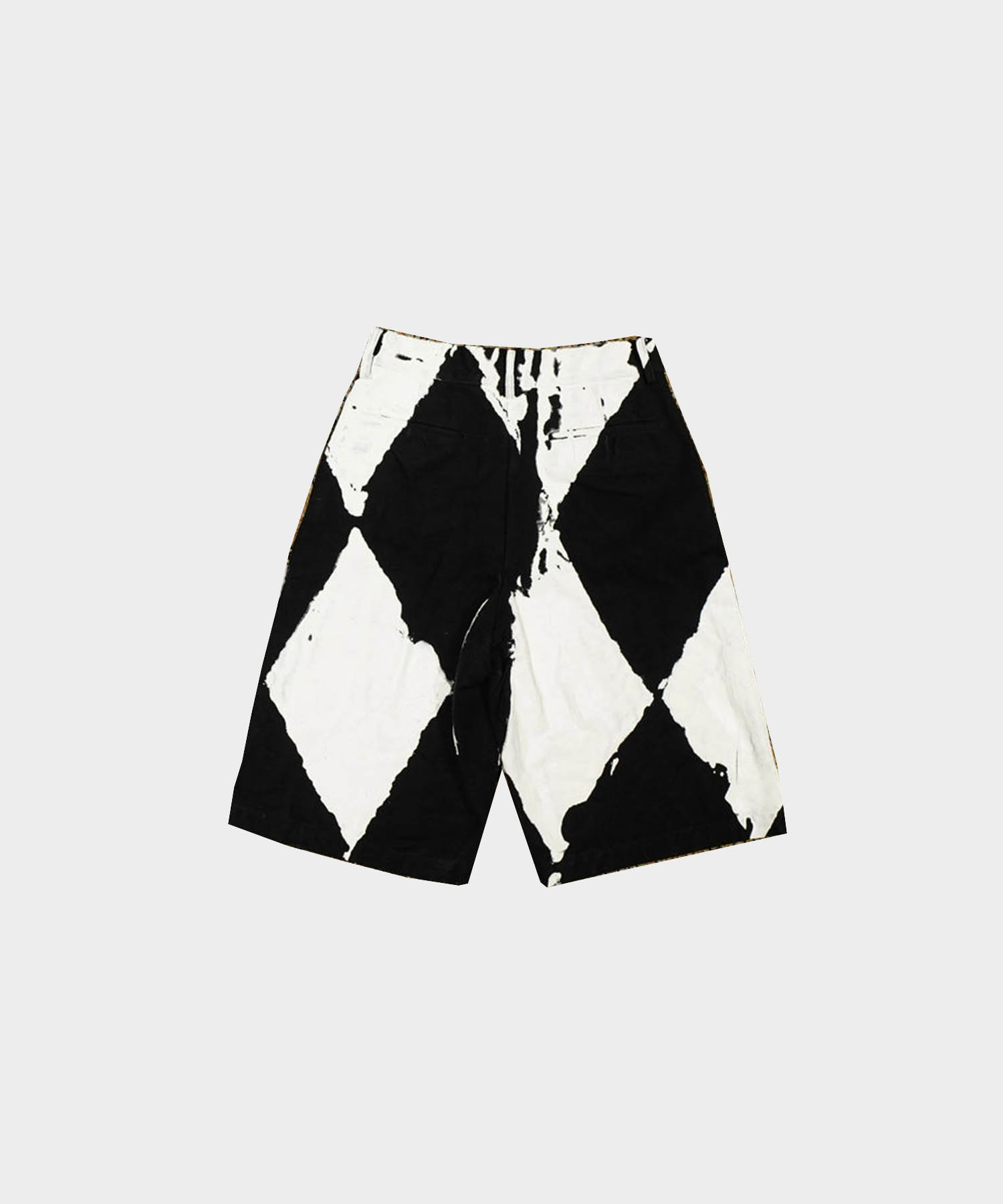 Printed Dia Wide Shorts Fujimoto