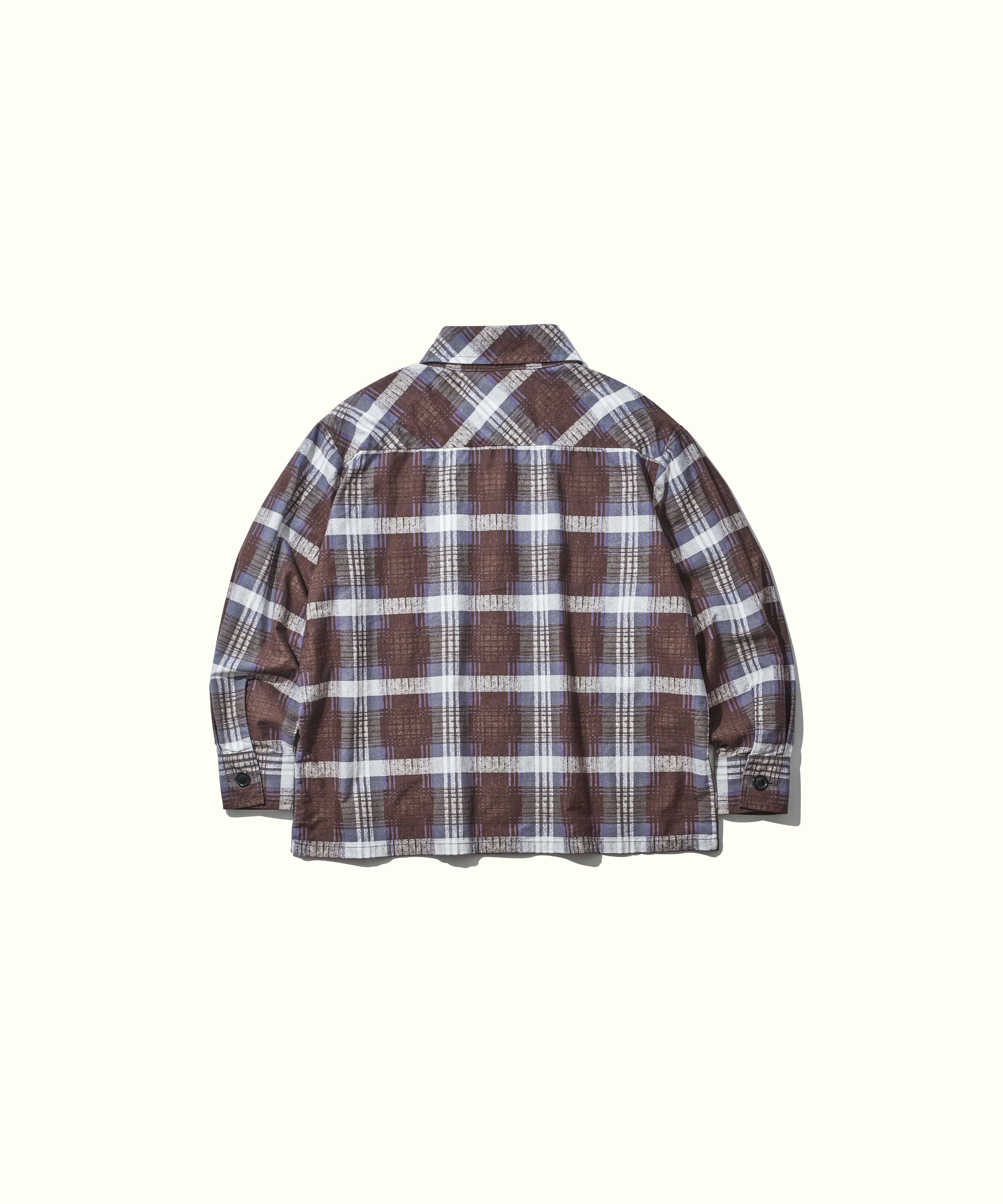 JUVENILE PRINT CHECK SHIRT KOOKY ZOO