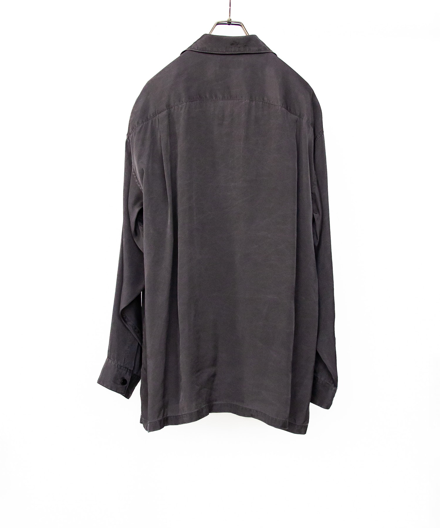 PIGMENT CUPRO OPEN COLLAR SHIRTS ANTHEM A