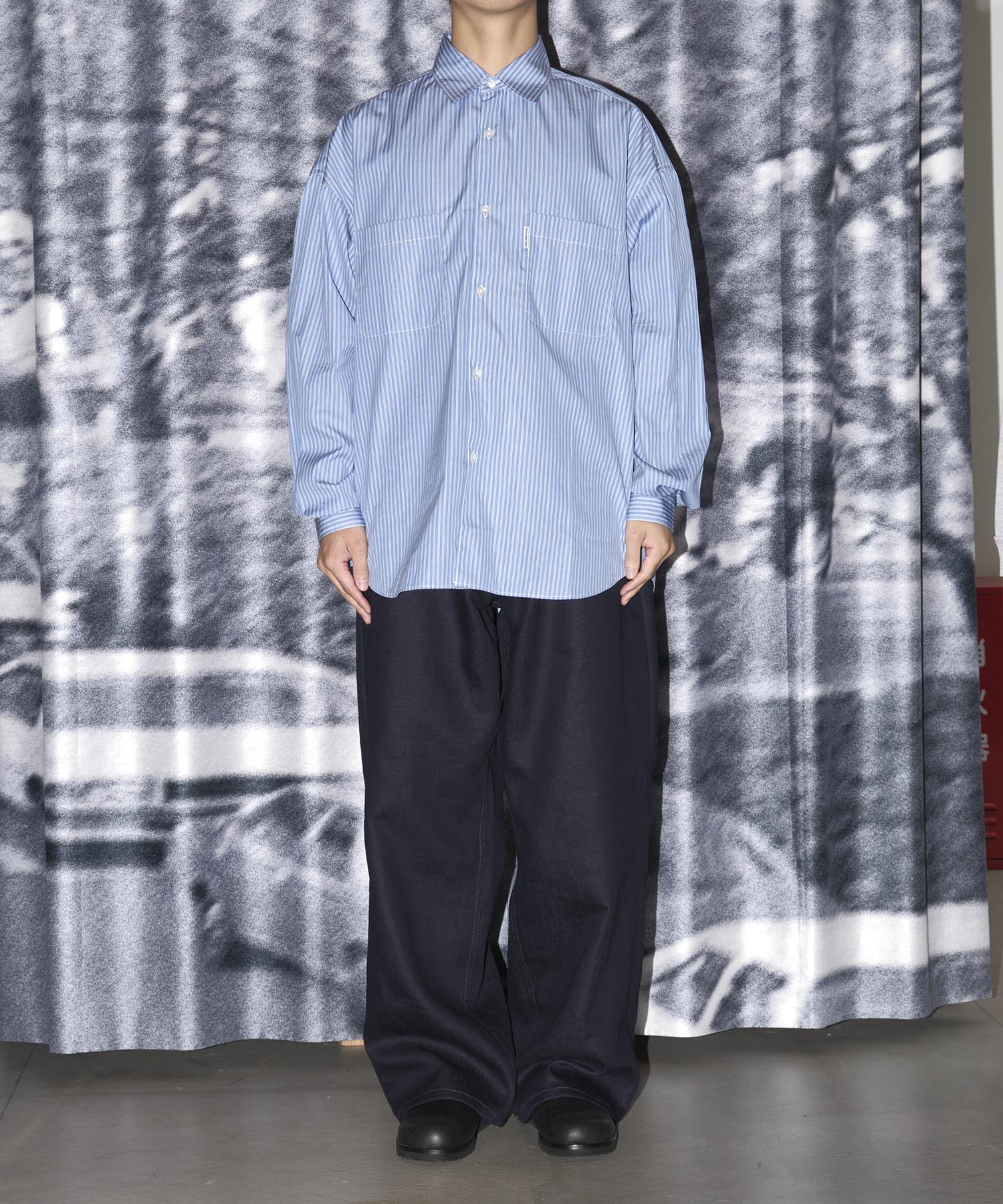 Stripe Broad L/S Shirt COOTIE PRODUCTIONS