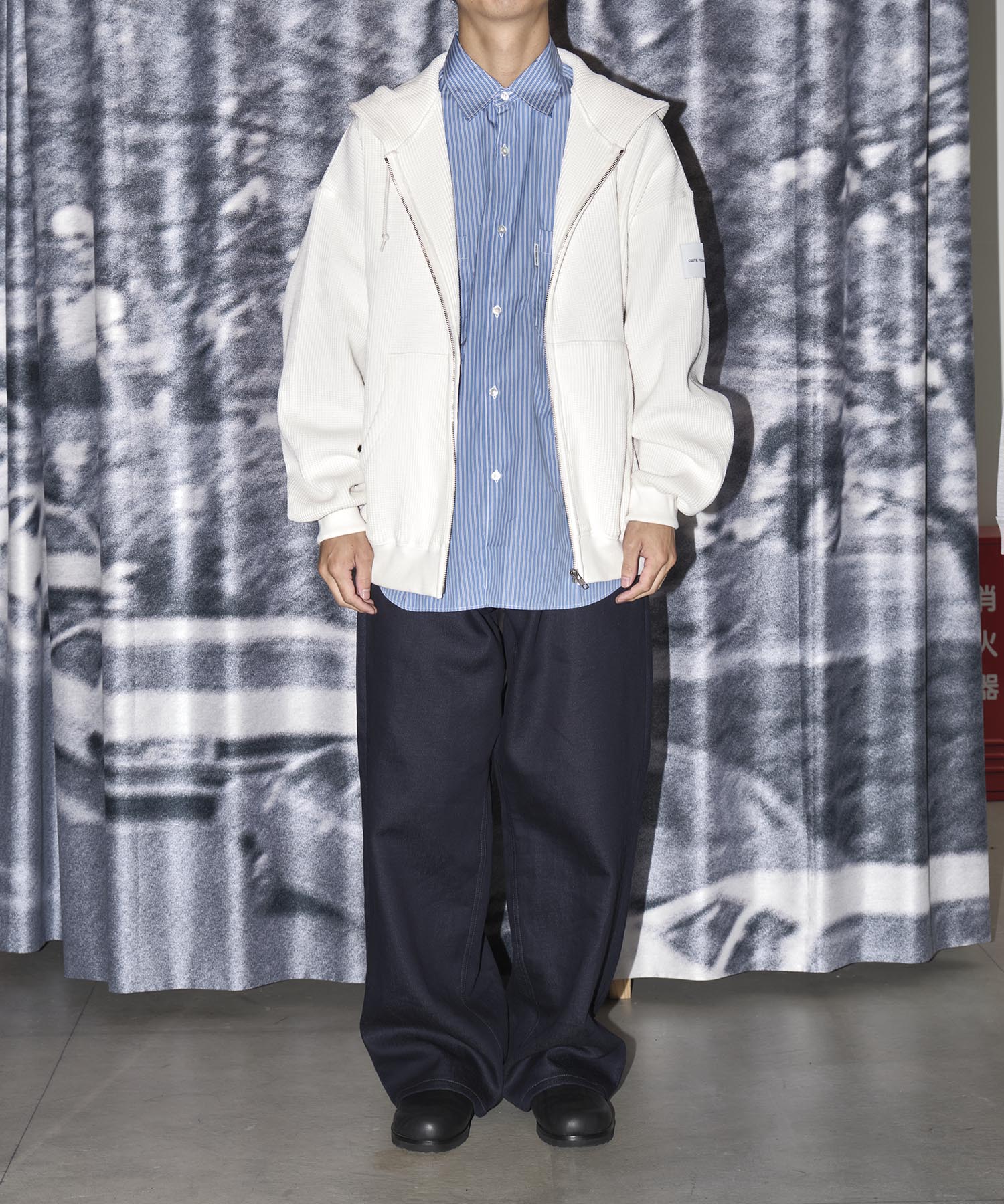 N/C Waffle Zip Hoodie COOTIE PRODUCTIONS