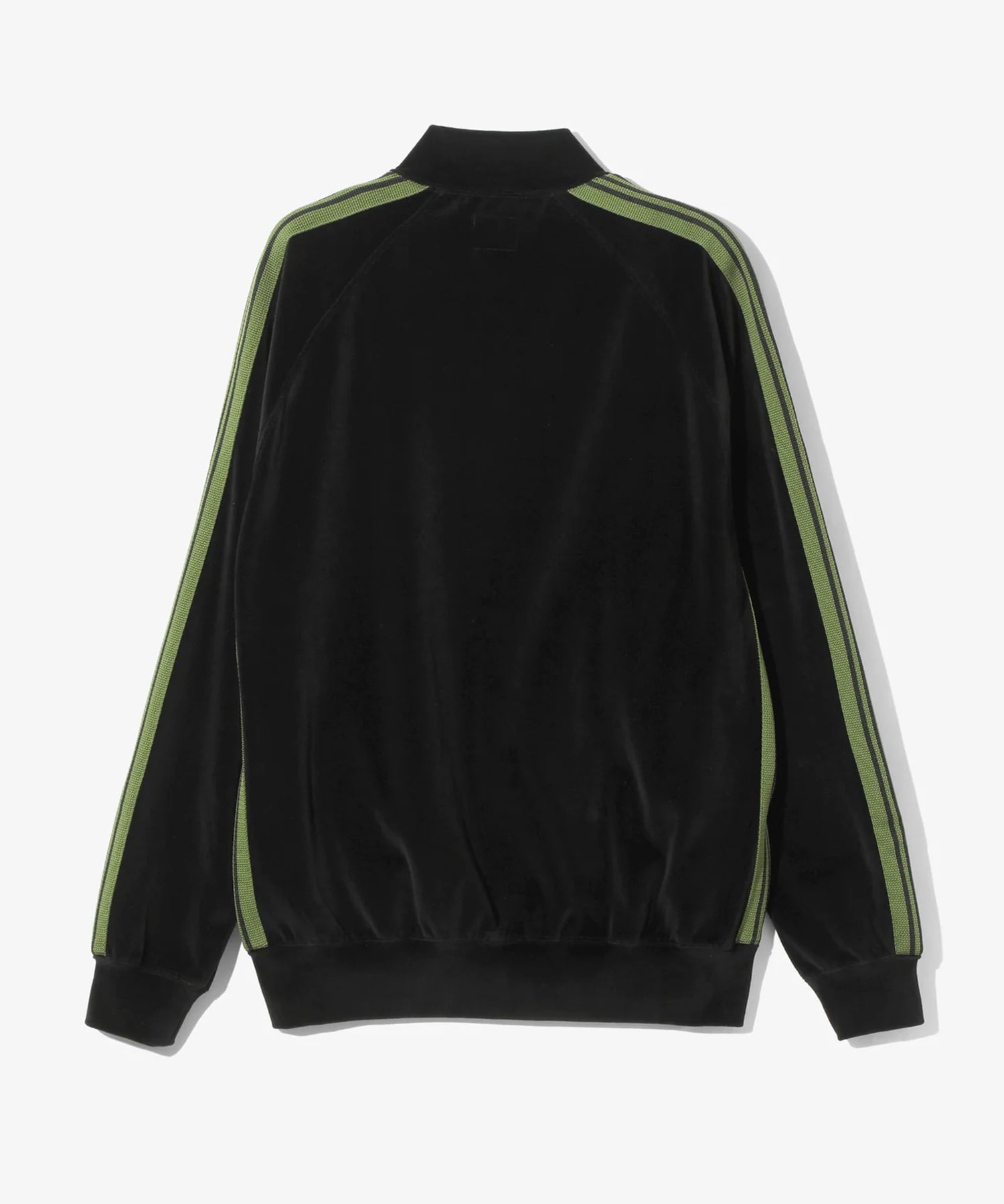 Rib Collar Track Jacket C/PE Velour Needles