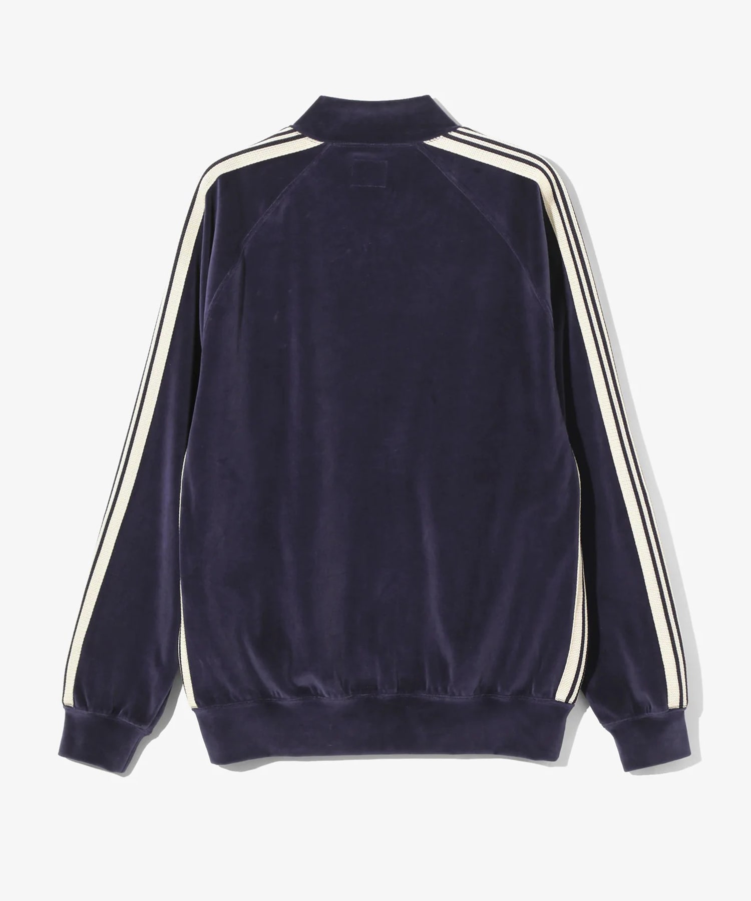 Rib Collar Track Jacket C/PE Velour Needles