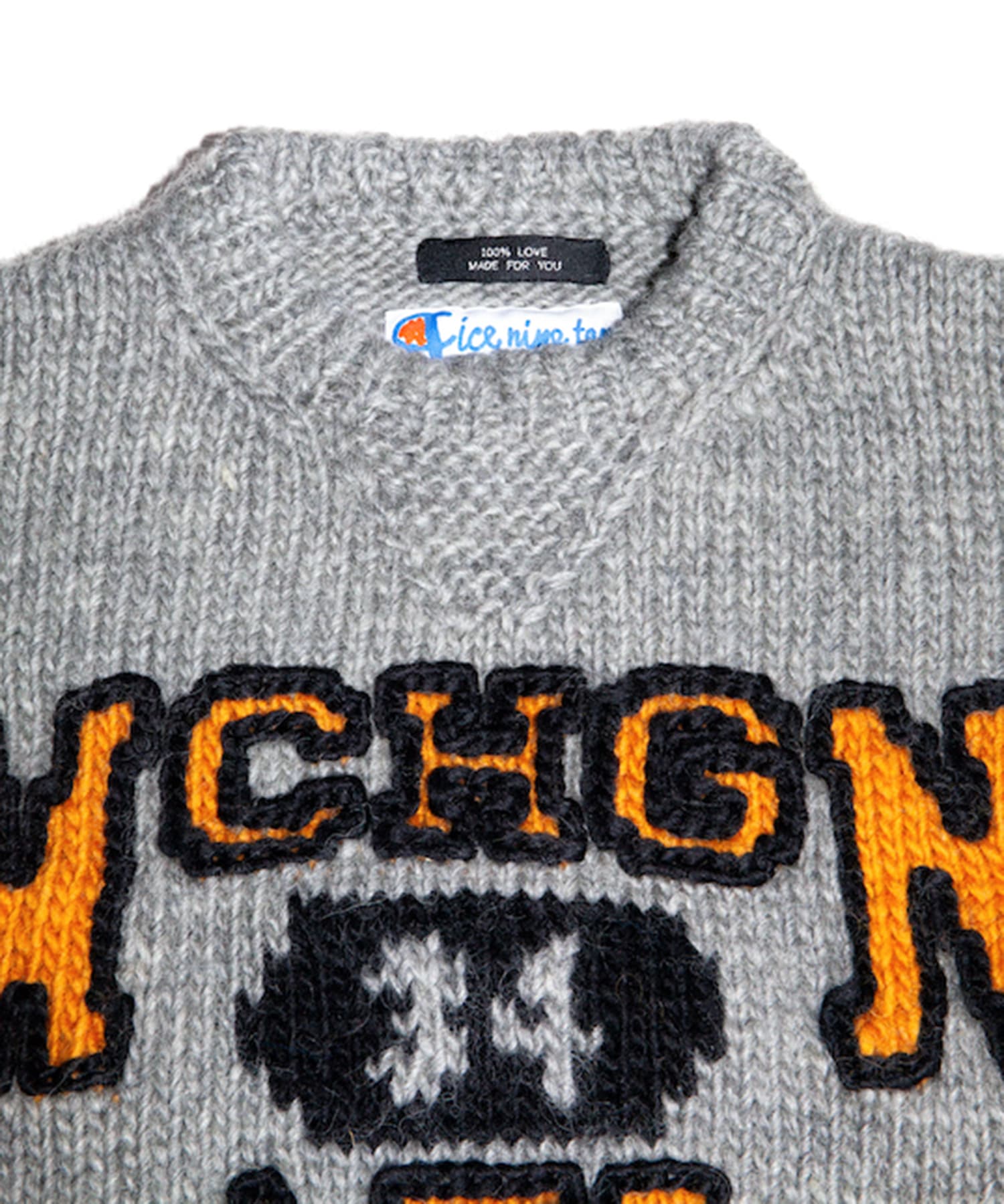 HAND KNITTING SWAETSHIRT RICE NINE TEN