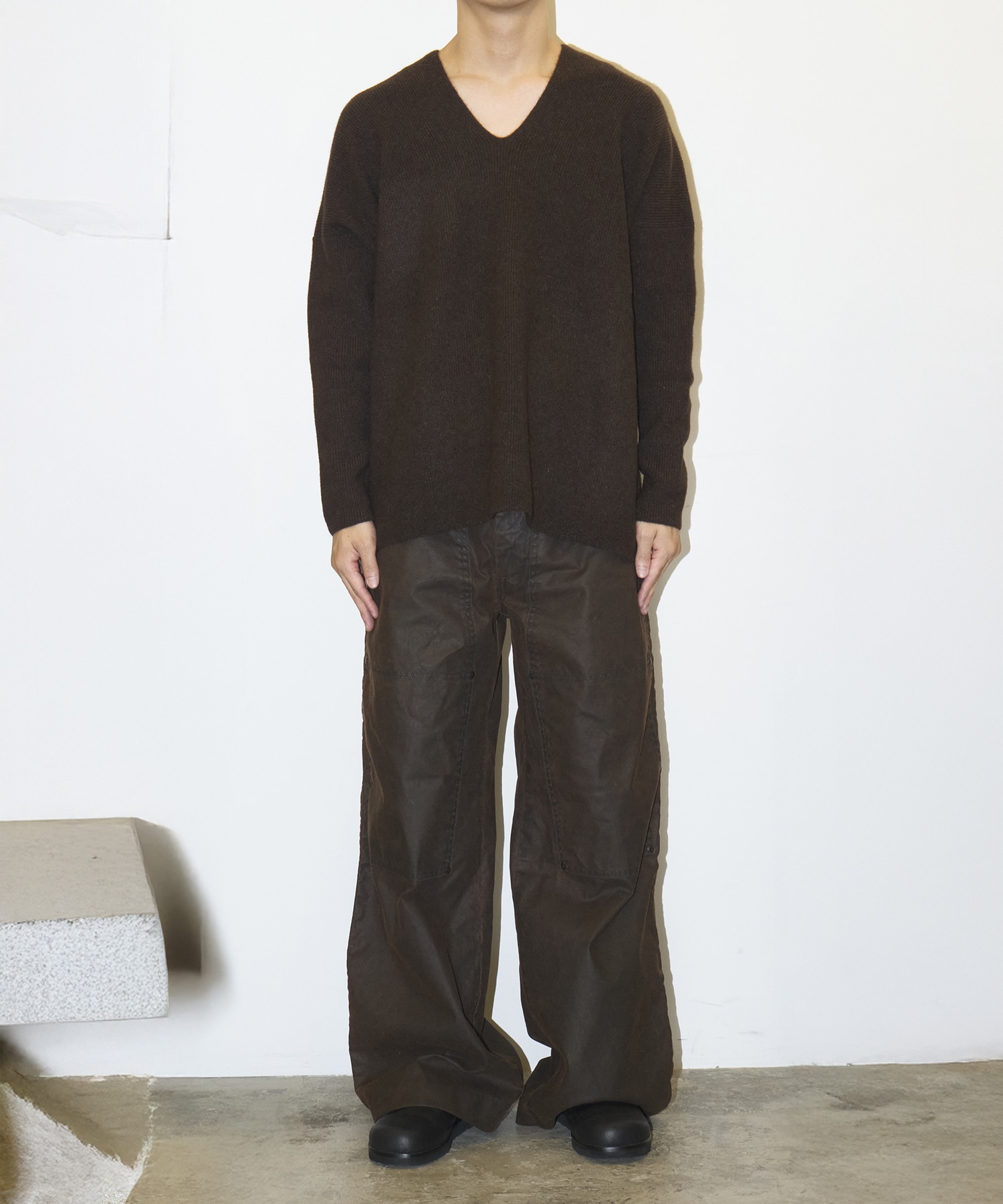 YAK V-neck Sweater Nomat