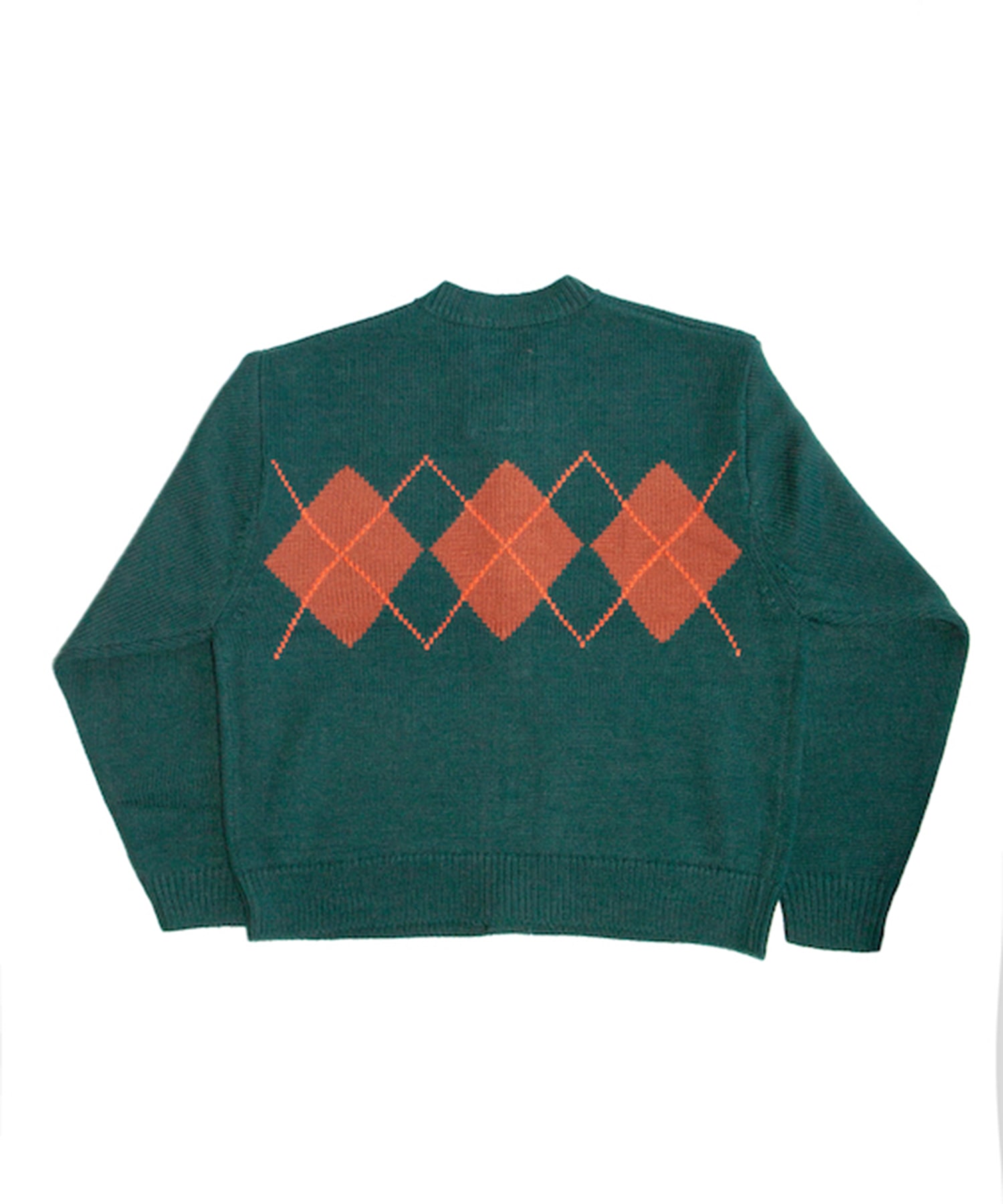 ARGYLE CARDIGAN RICE NINE TEN