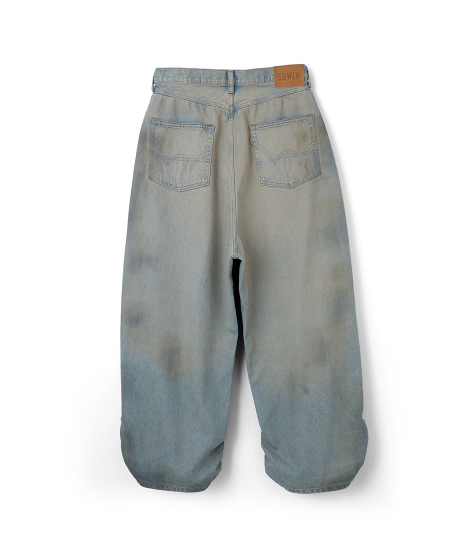 FRESH MAN DENIM WIDE PANTS by EDWIN USED refomed