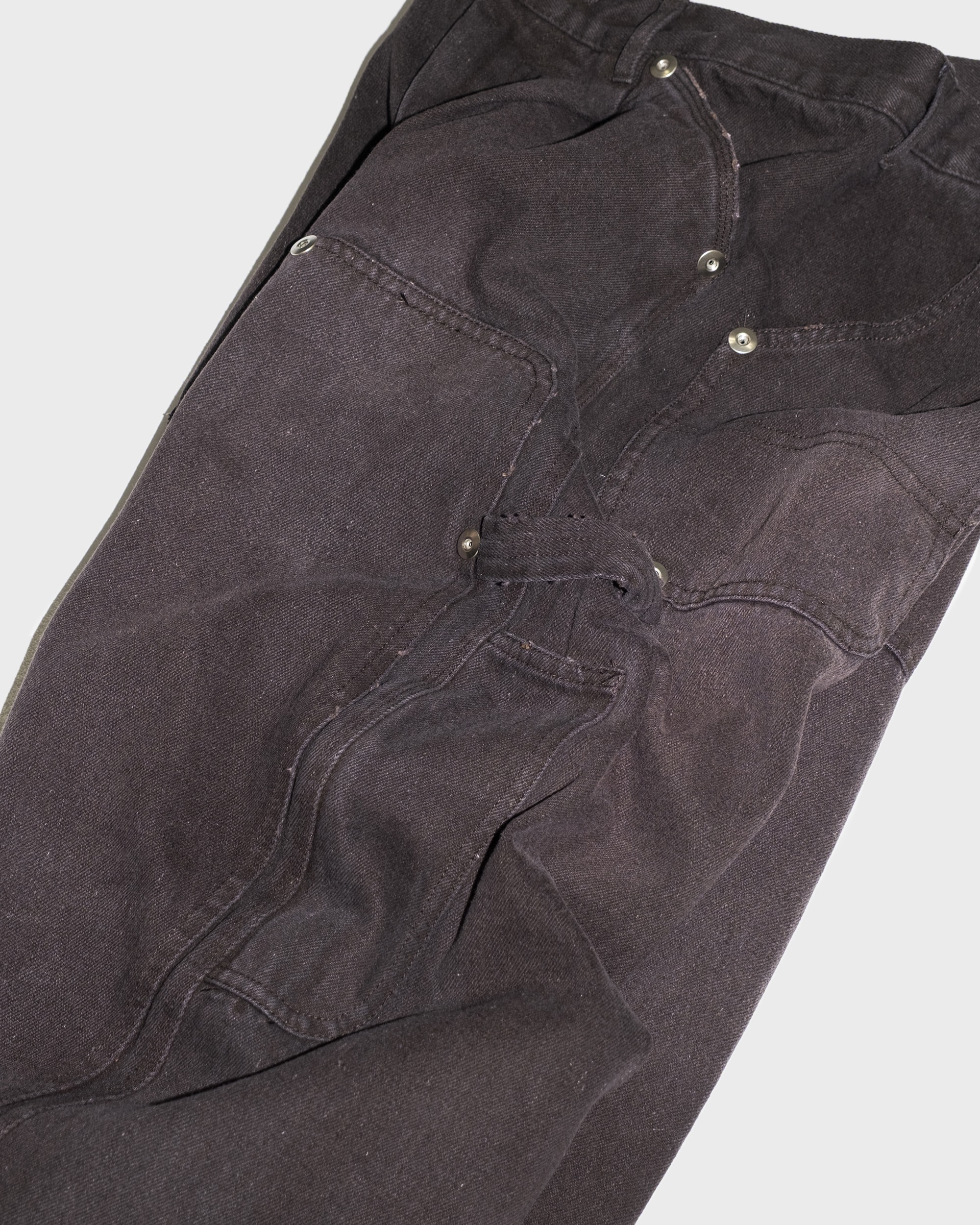 DUCK DOUBLE KNEE CURVED LEG PANTS CONZ