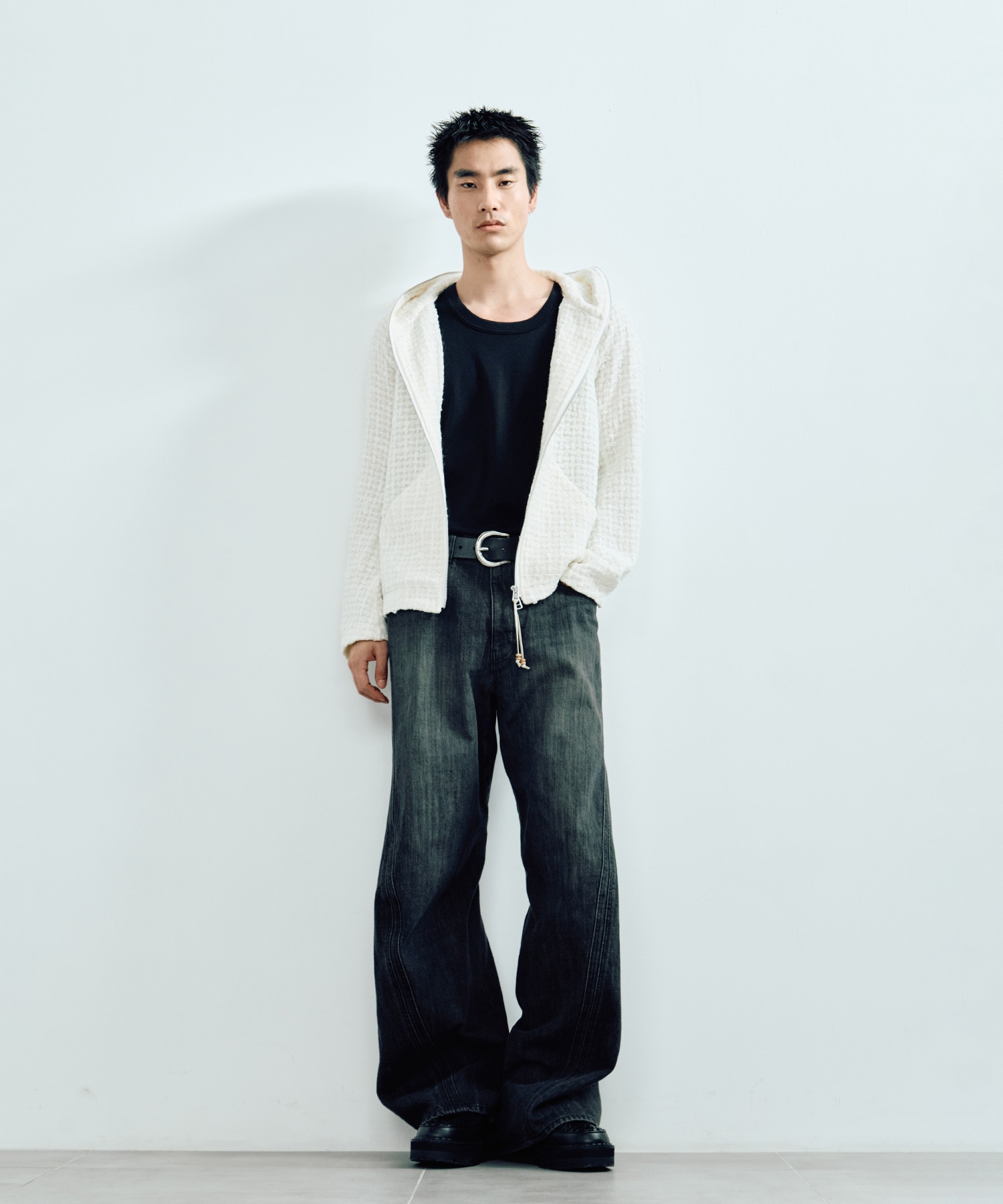 別注 3D TWISTED  WIDELEG JEANS NVRFRGT