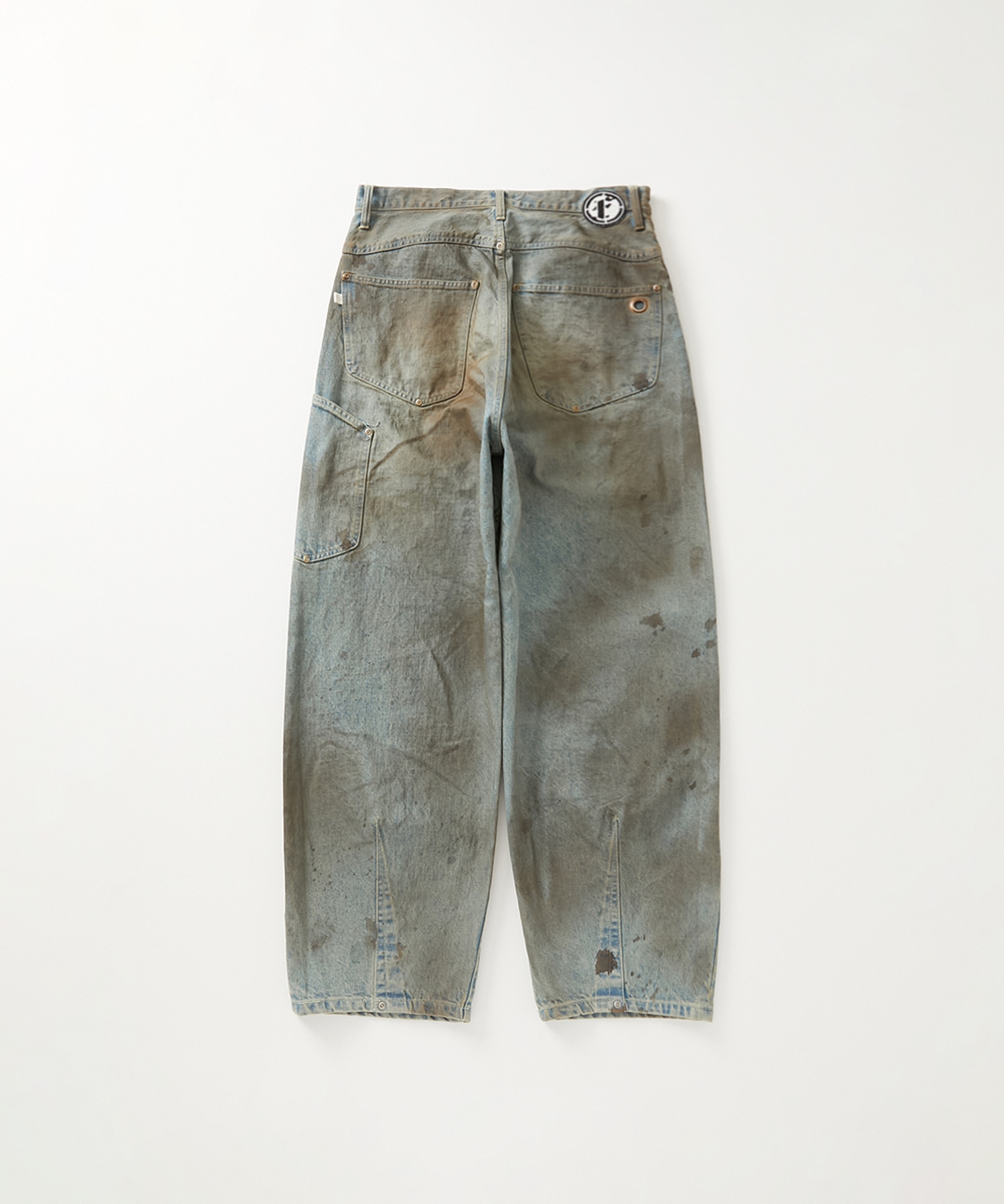 NEWCOMMUNE DIRT BAGGY DENIM FAF