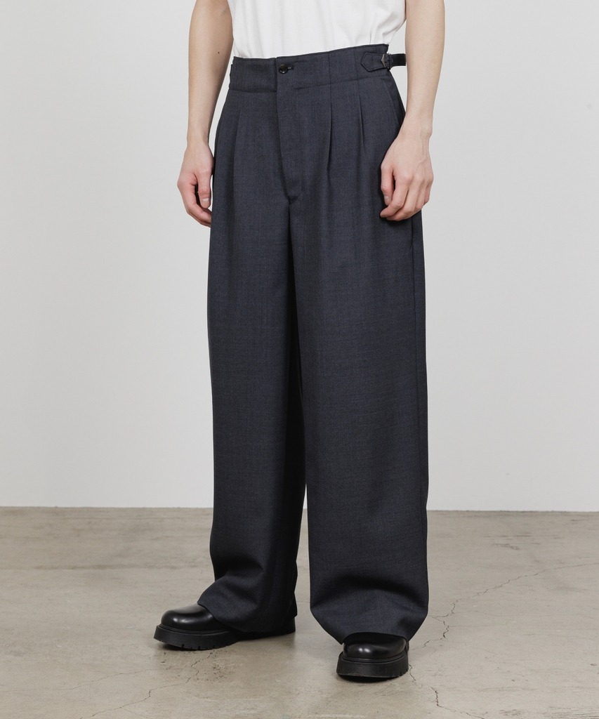 TWO TUCK MILITARY TROUSERS MARKAWARE/marka