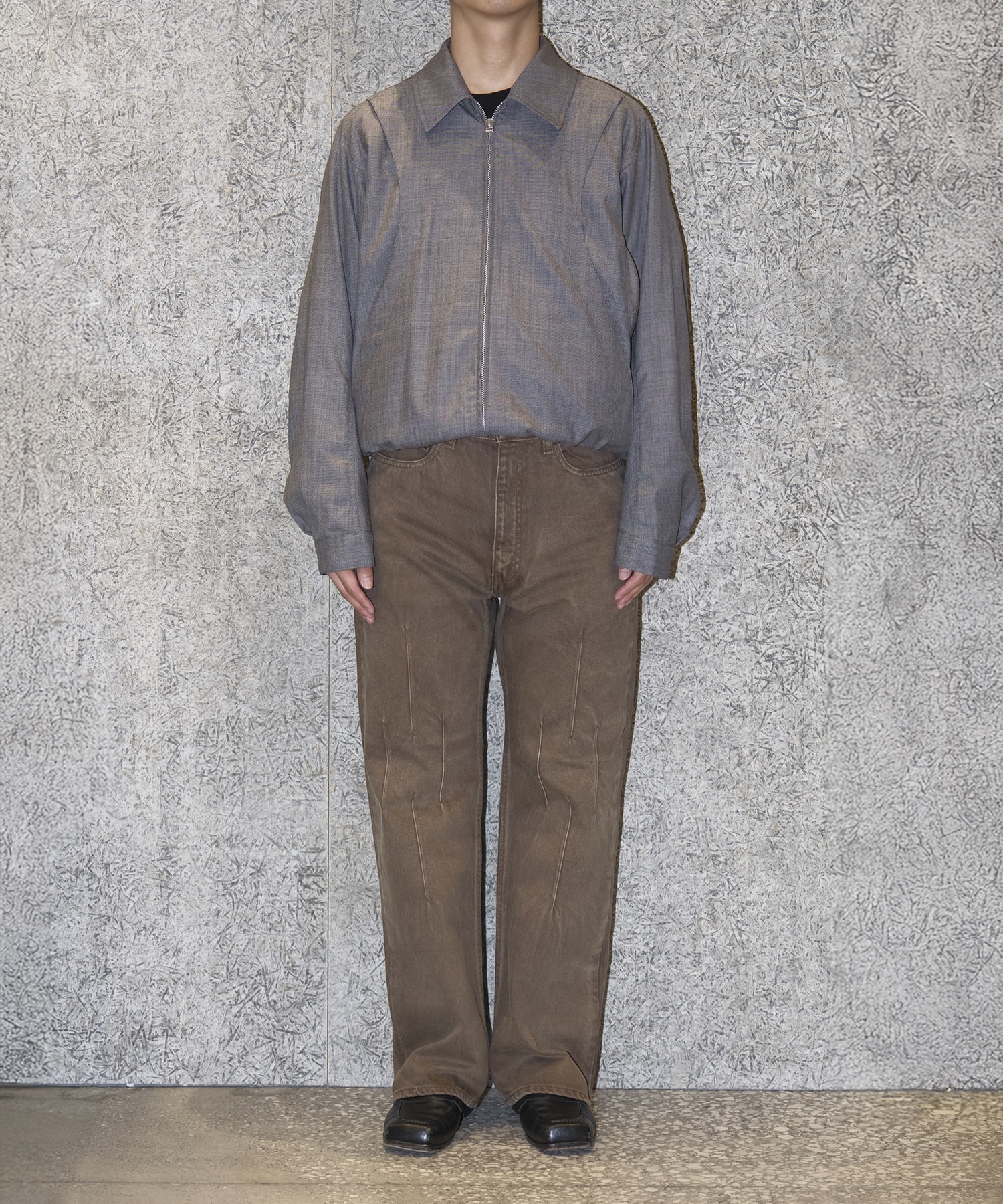 別注 wool utility jacket NVRFRGT