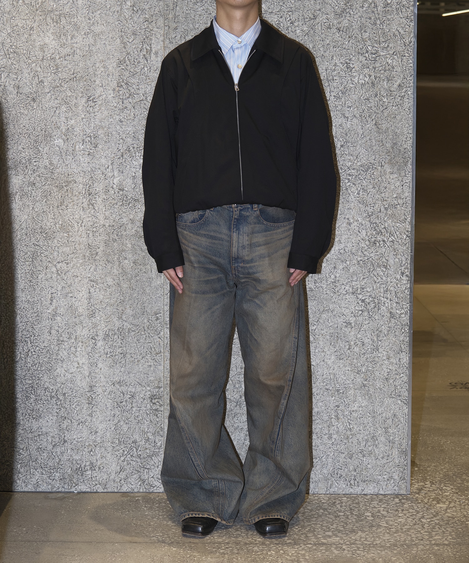 別注 wool utility jacket NVRFRGT