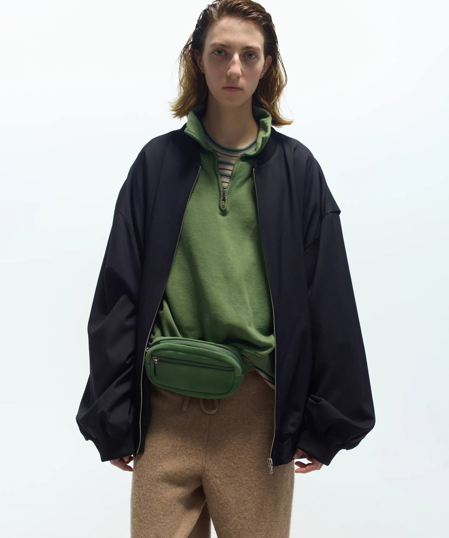 ZIP UP OVER BLOUSON URU TOKYO