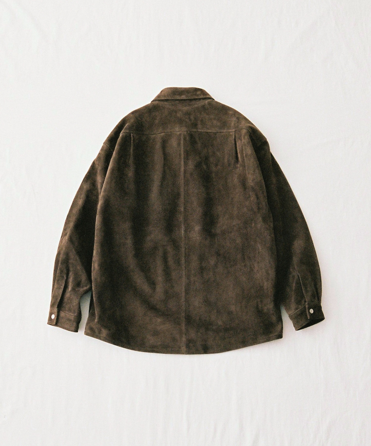 LEATHER SHIRT JACKET SUEDE The DUFFER N NEPHEWS