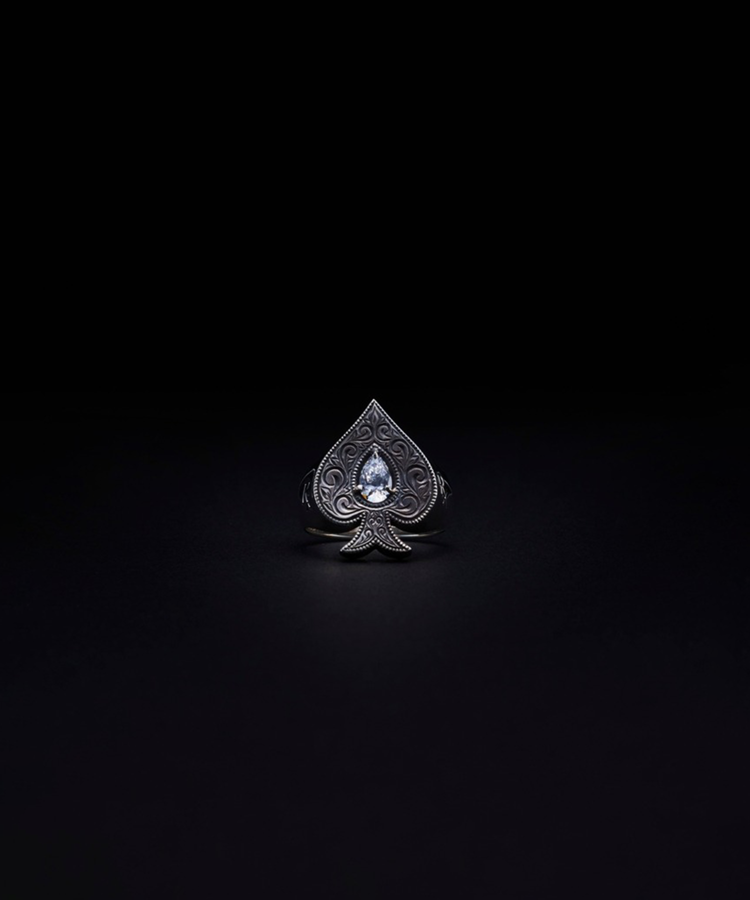 Engraved Spade Ring Antidote BUYERS CLUB