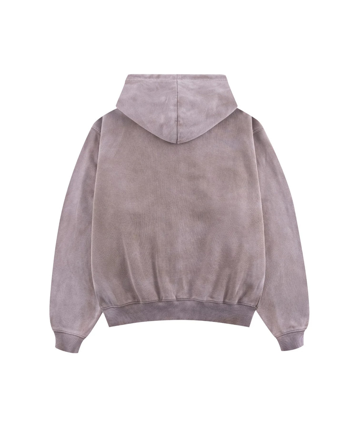 Faded Embroidery Zip Up Hoodie WOKE EDGE