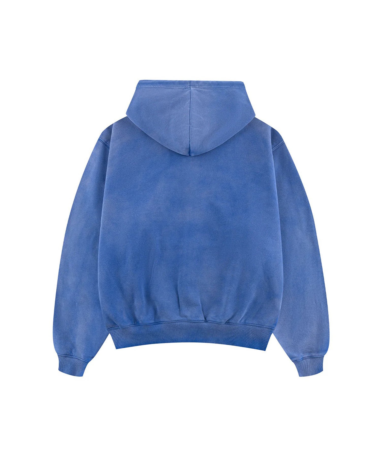 Faded Embroidery Zip Up Hoodie WOKE EDGE