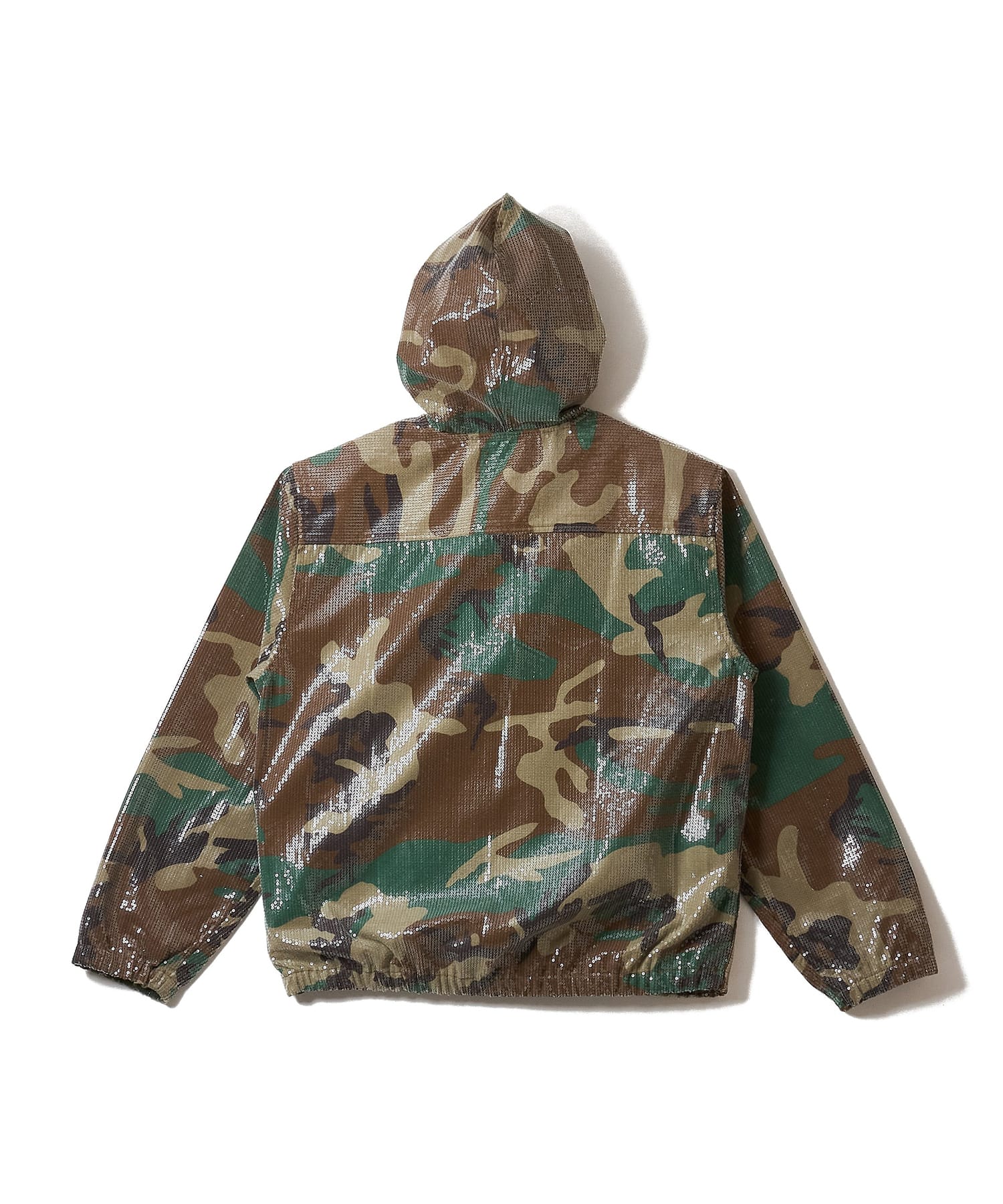 HOODED SPANGLE JACKET WOODLAND CAMO AFB