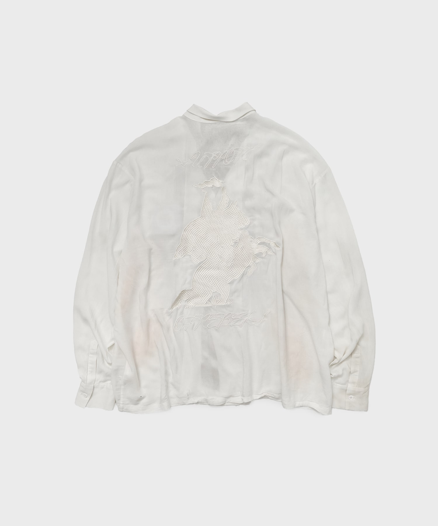 Dyed Civil Embroidery Shirt LES SIX