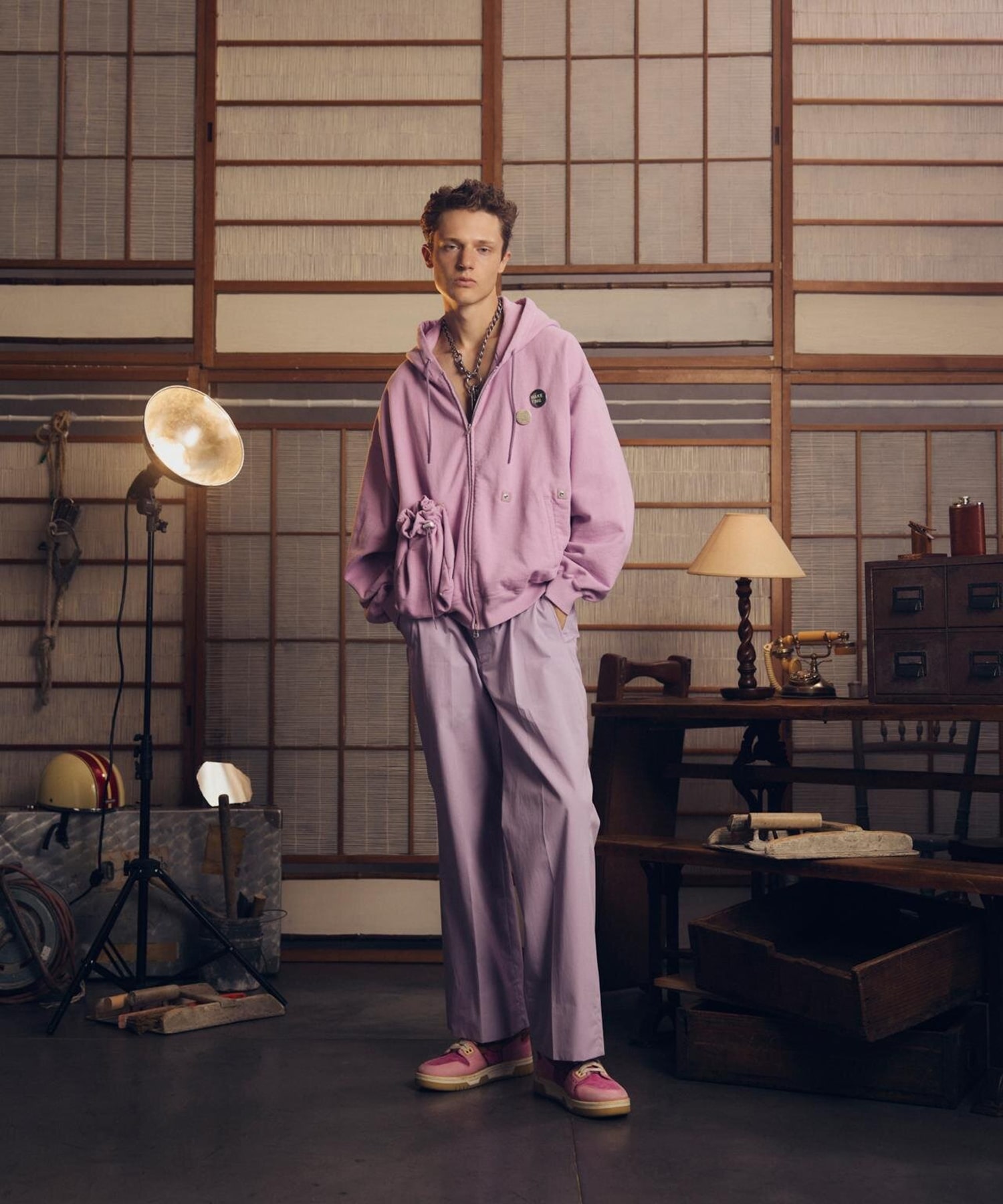 KINCHAKU ZIPUP HOODIE refomed