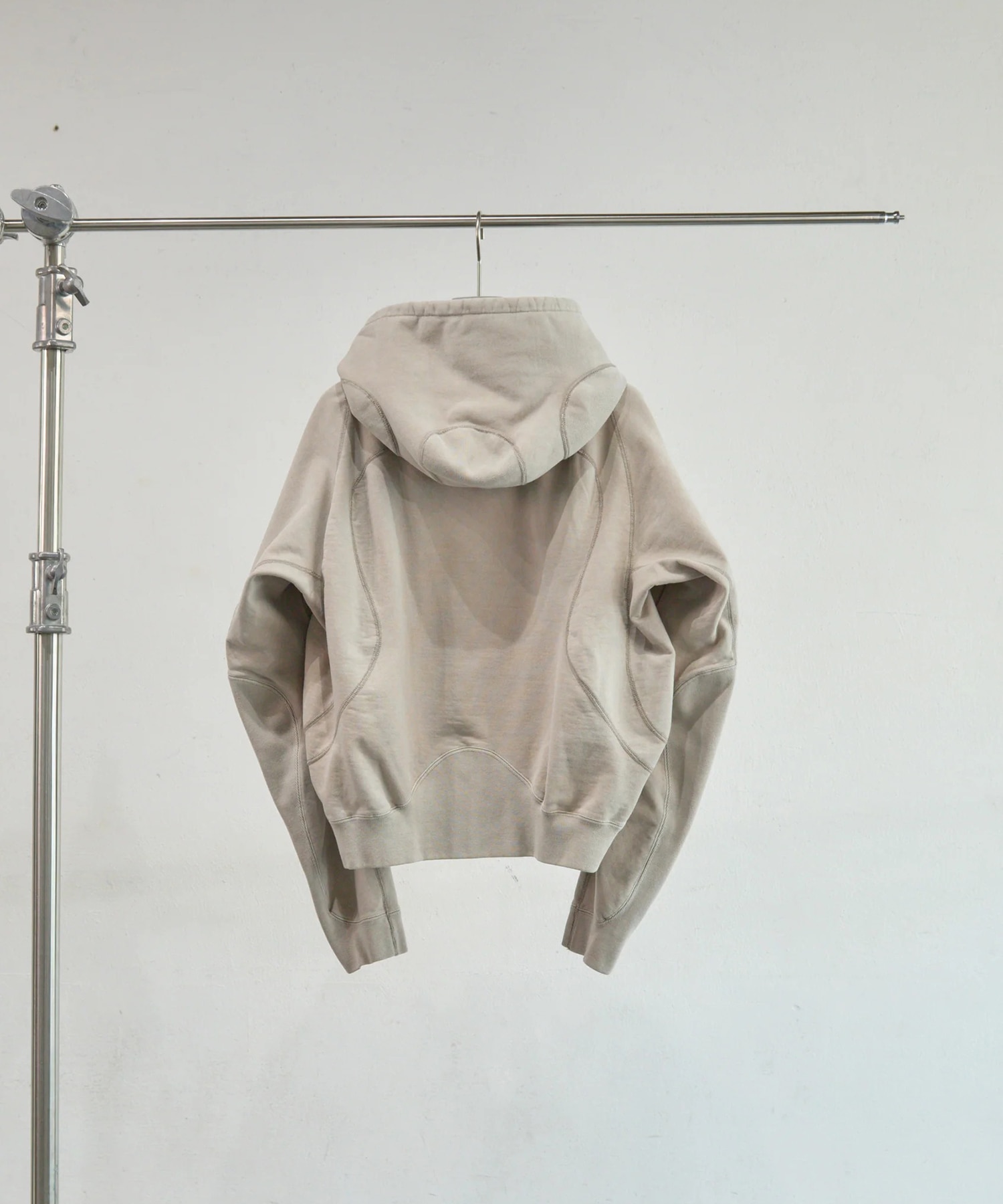 PANELED ZIP UP HOODIE NVRFRGT