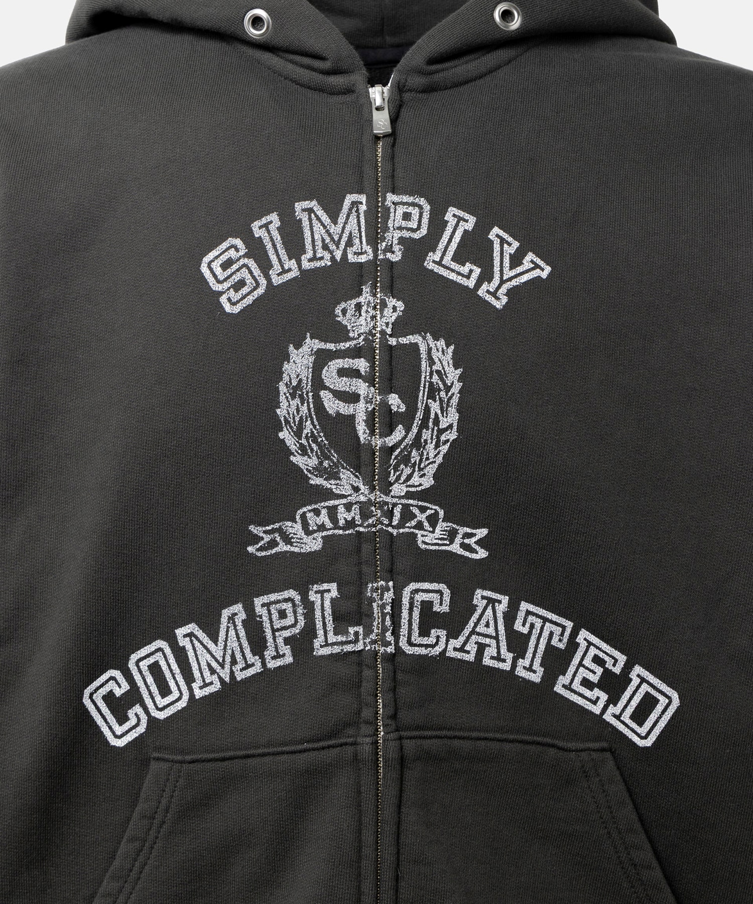 COLLEGE ZIP HOODIE SimplyComplicated