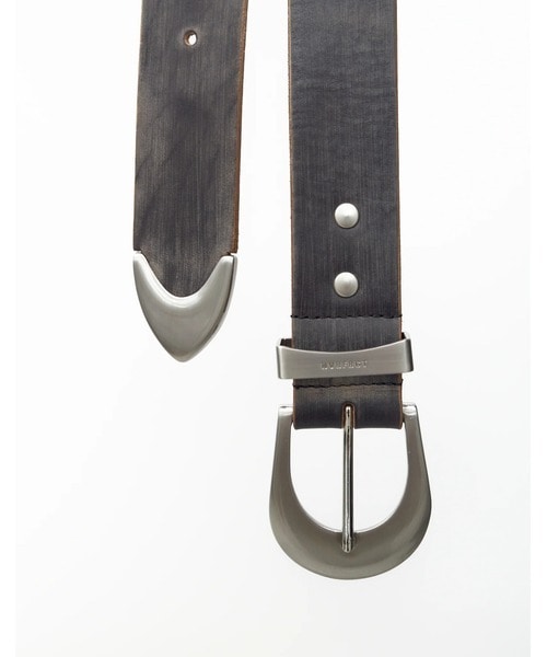 4C DISTRESSED LEATHER BELT CONZ
