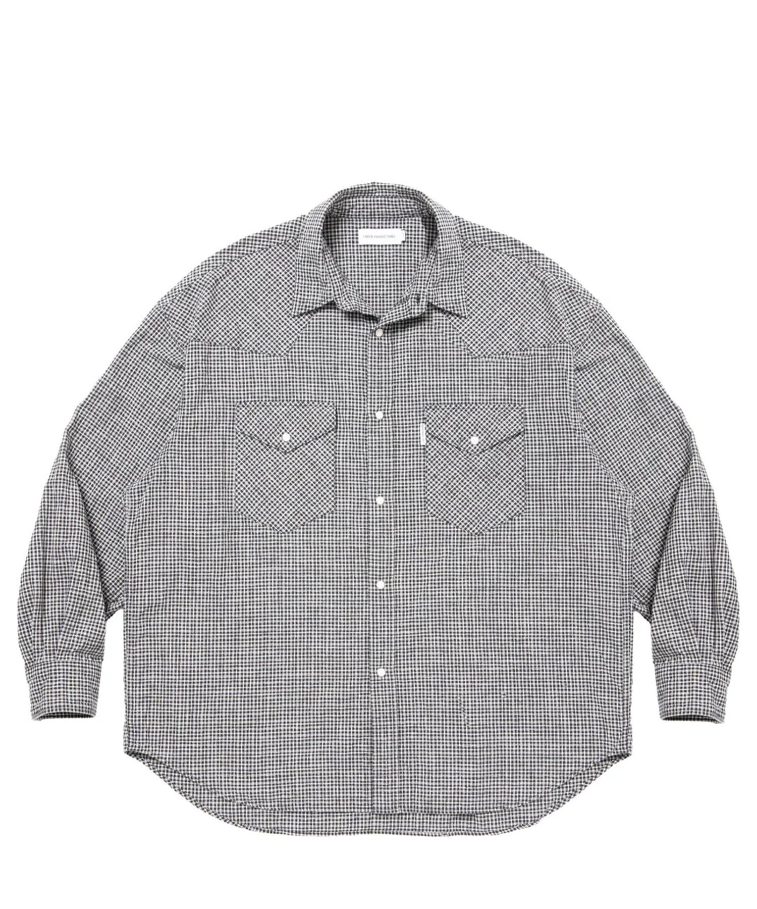 Dobby Gingham Check L/S Western Shirt COOTIE PRODUCTIONS
