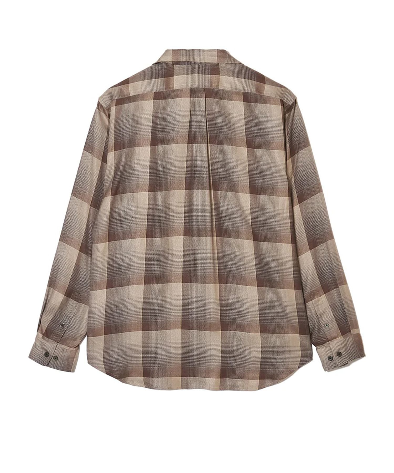 OMBRE OPEN COLLAR SHIRT SUGARHILL