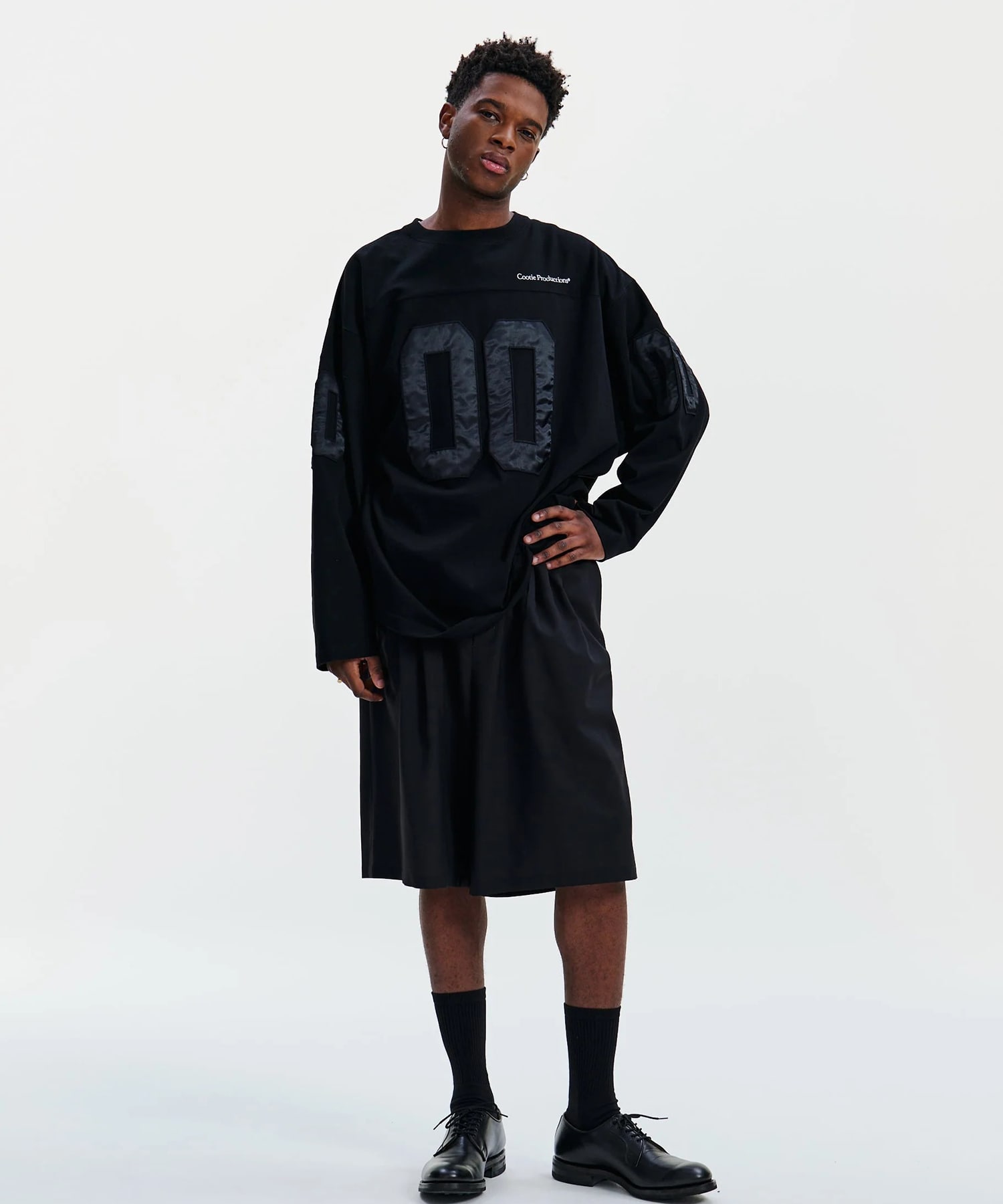 Plaited Jersey Football L/S Tee COOTIE PRODUCTIONS