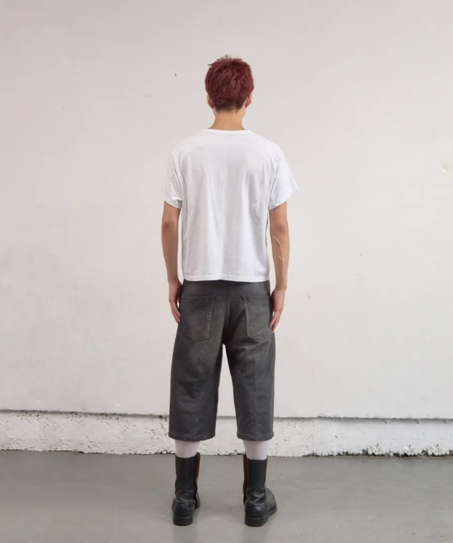 PANELLED HALF SLEEVE T-SHIRT NVRFRGT