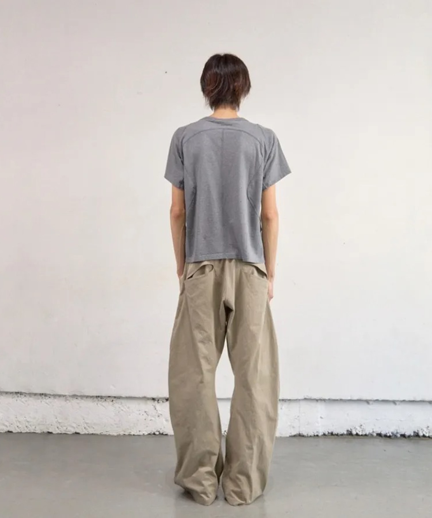 PANELLED HALF SLEEVE T-SHIRT NVRFRGT