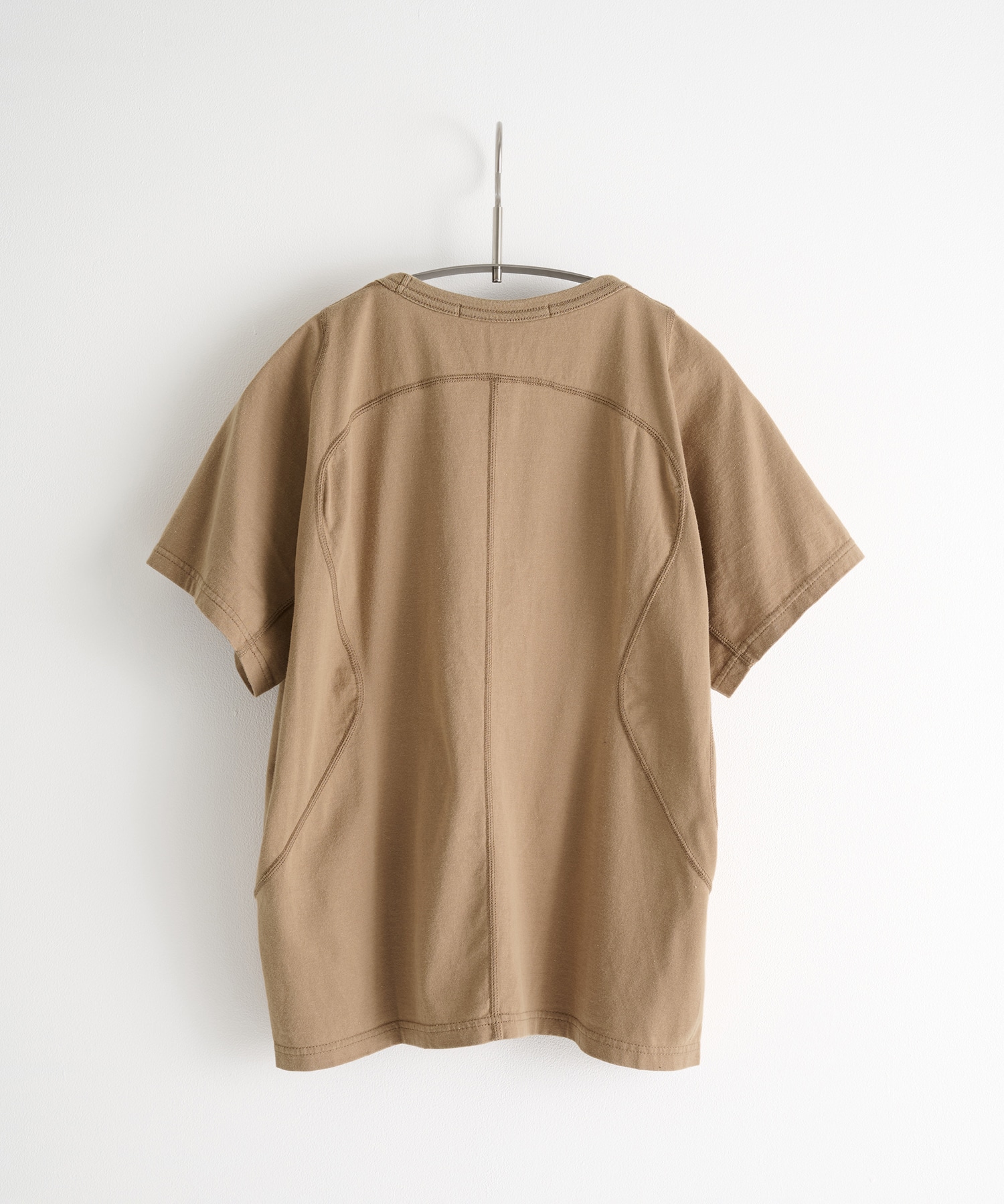 PANELLED HALF SLEEVE T-SHIRT NVRFRGT