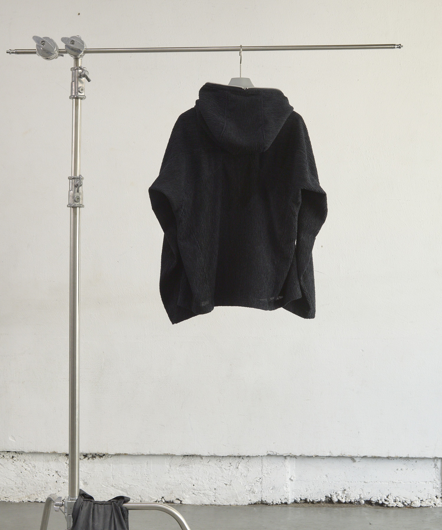 SEMI SHEER FULL ZIP UP HOODIE NVRFRGT