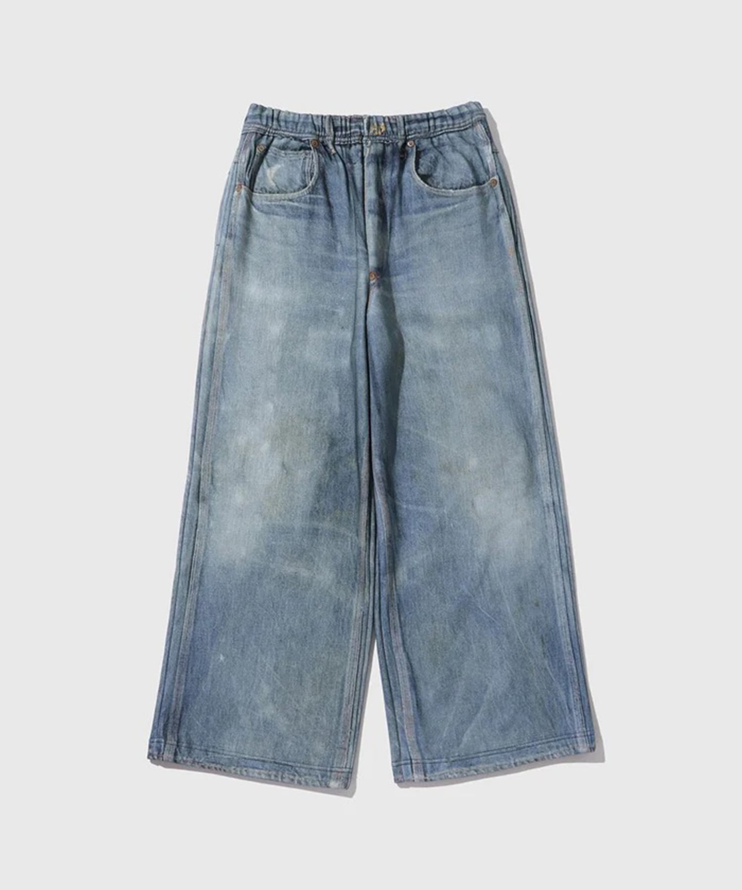 Trompe loeil Denim Sweat Pants TOLQ