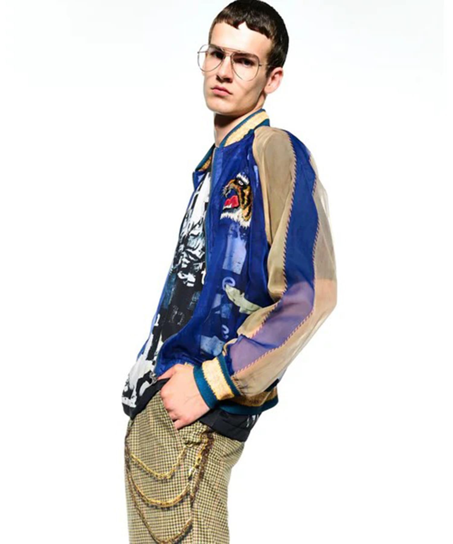 Skeleton Printed Souvenir Jacket TOLQ