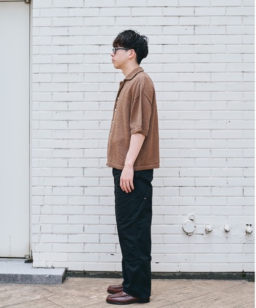 WASHI OPEN COLLAR SHIRTS KNIT alvana